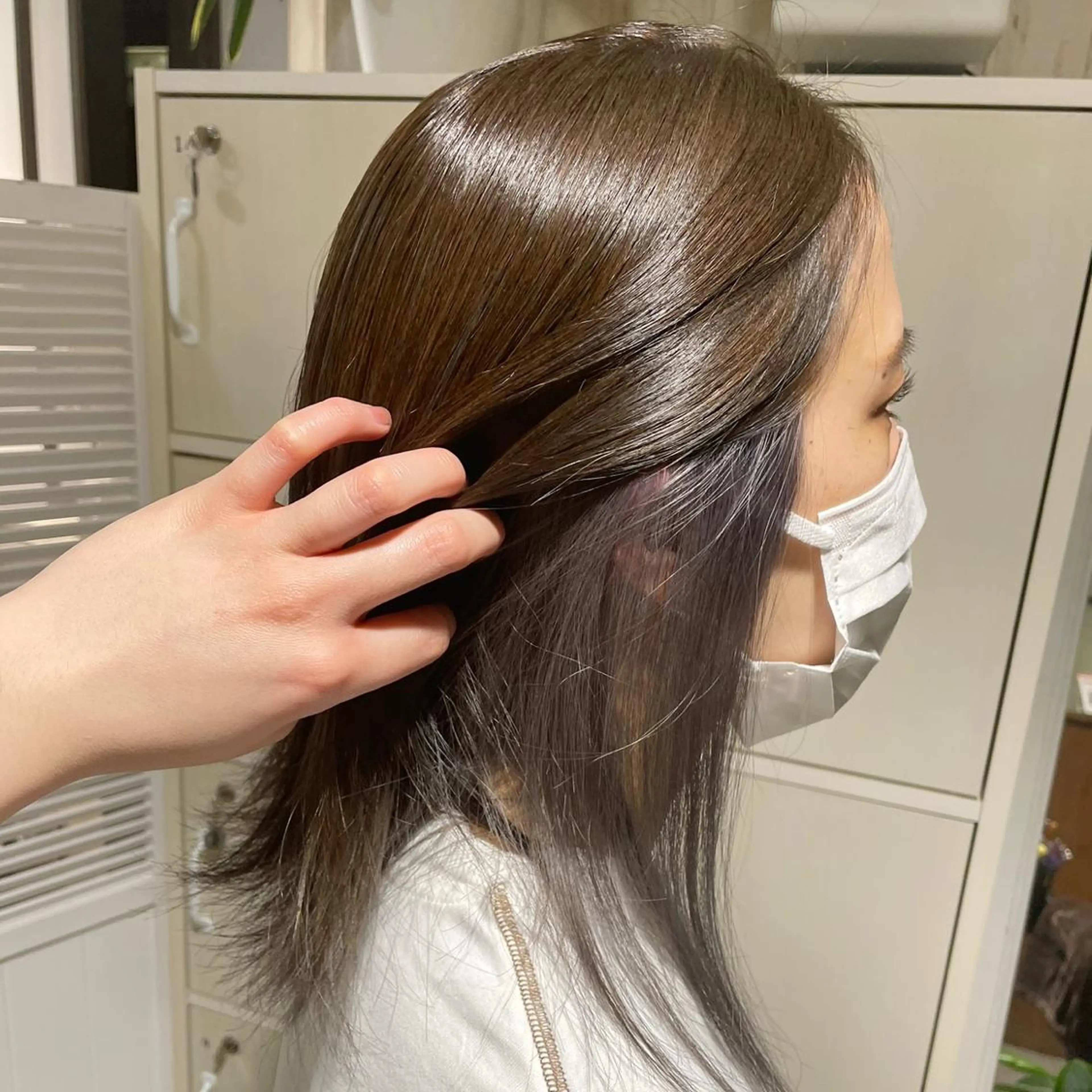 ミディアム ヘアカラー soyon心斎橋所属・♡透明感/艶カラー/ M a I ♡のヘアスタイル