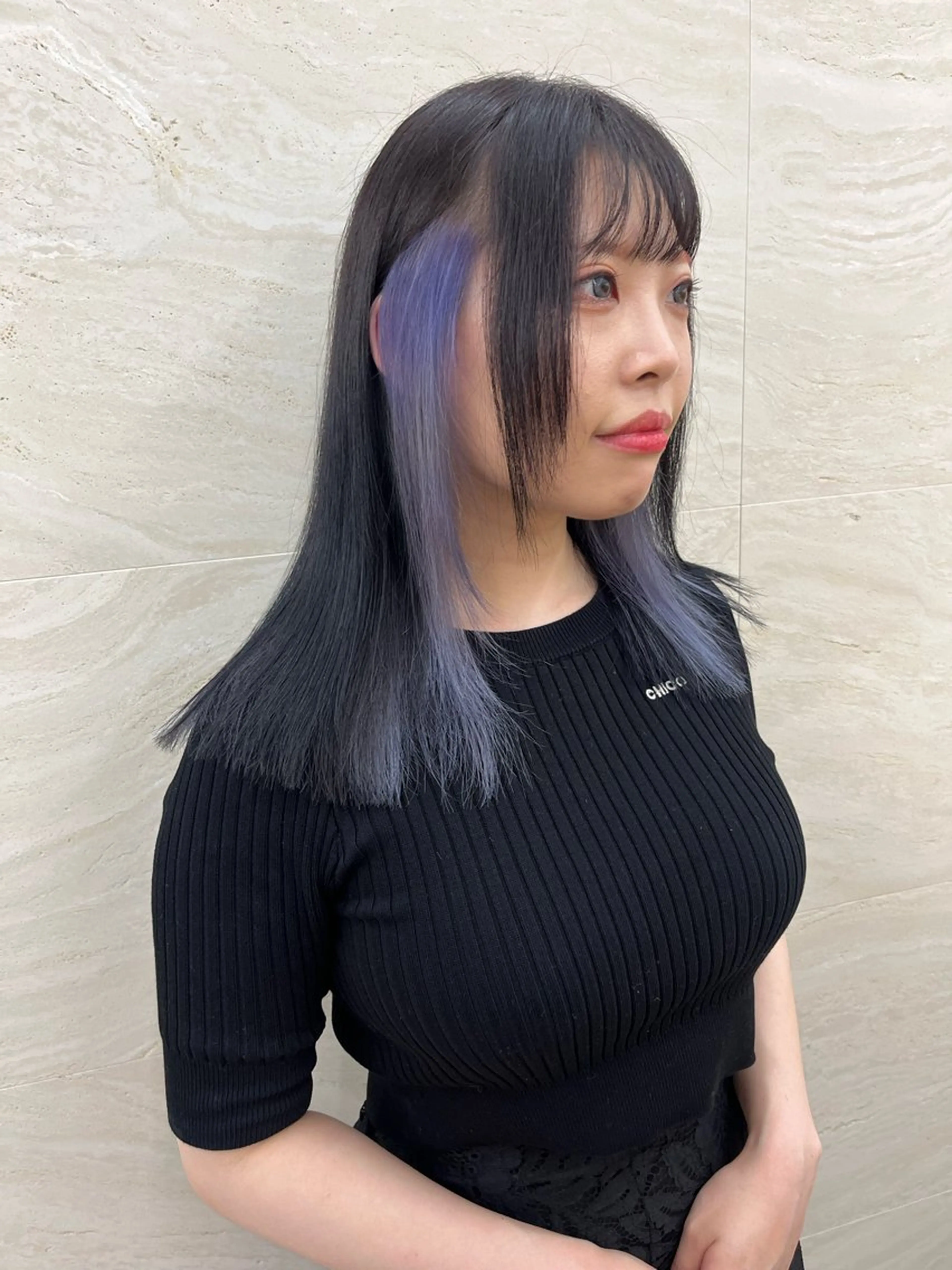 ミディアム カラー カット ヘアカラー トリートメント ヘアセット 🎀透明感 カラー🎀ミズキのヘアスタイル