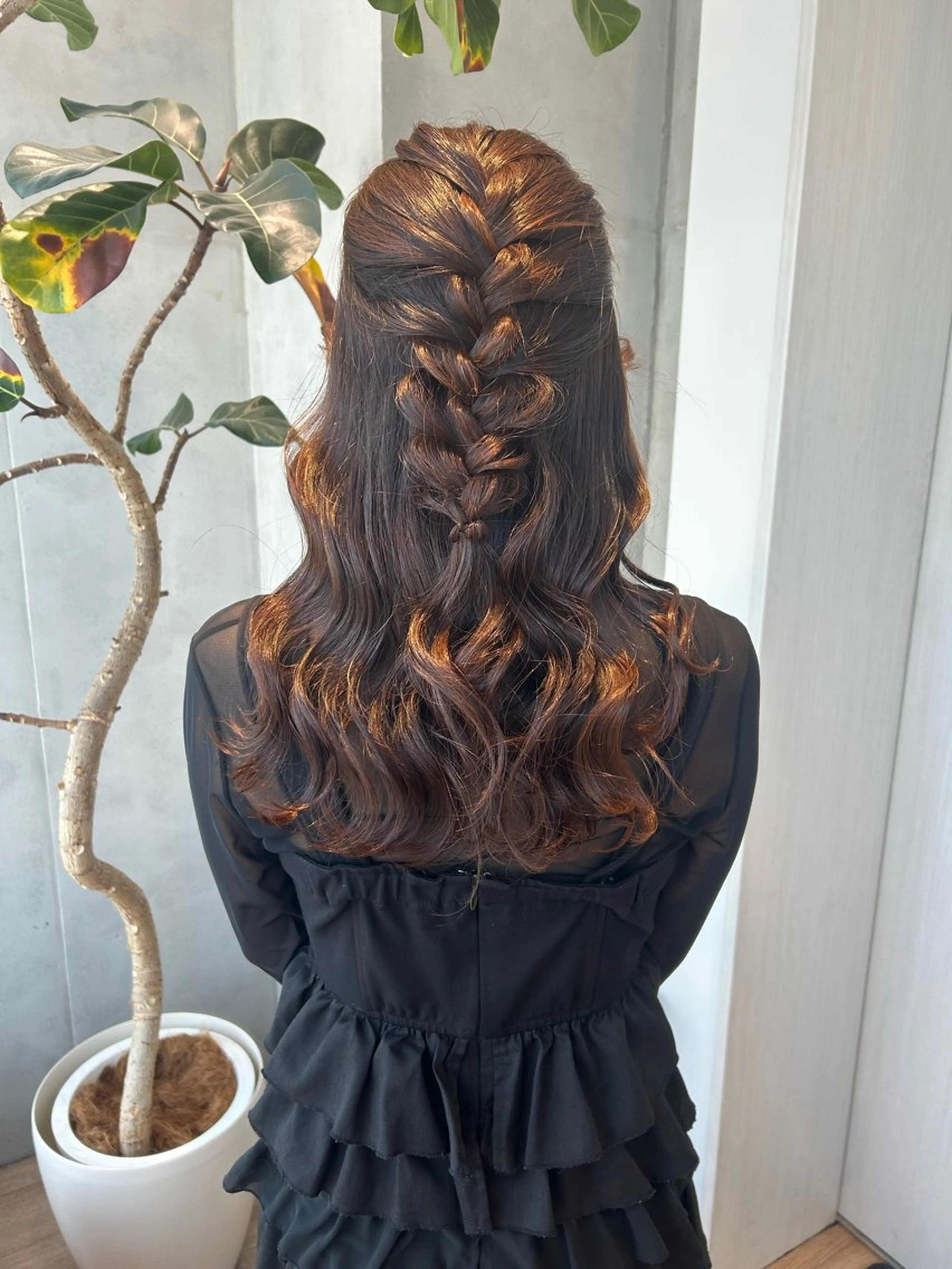 ロング ヘアアレンジ ハーフアップ null 《 栞 》のヘアスタイル
