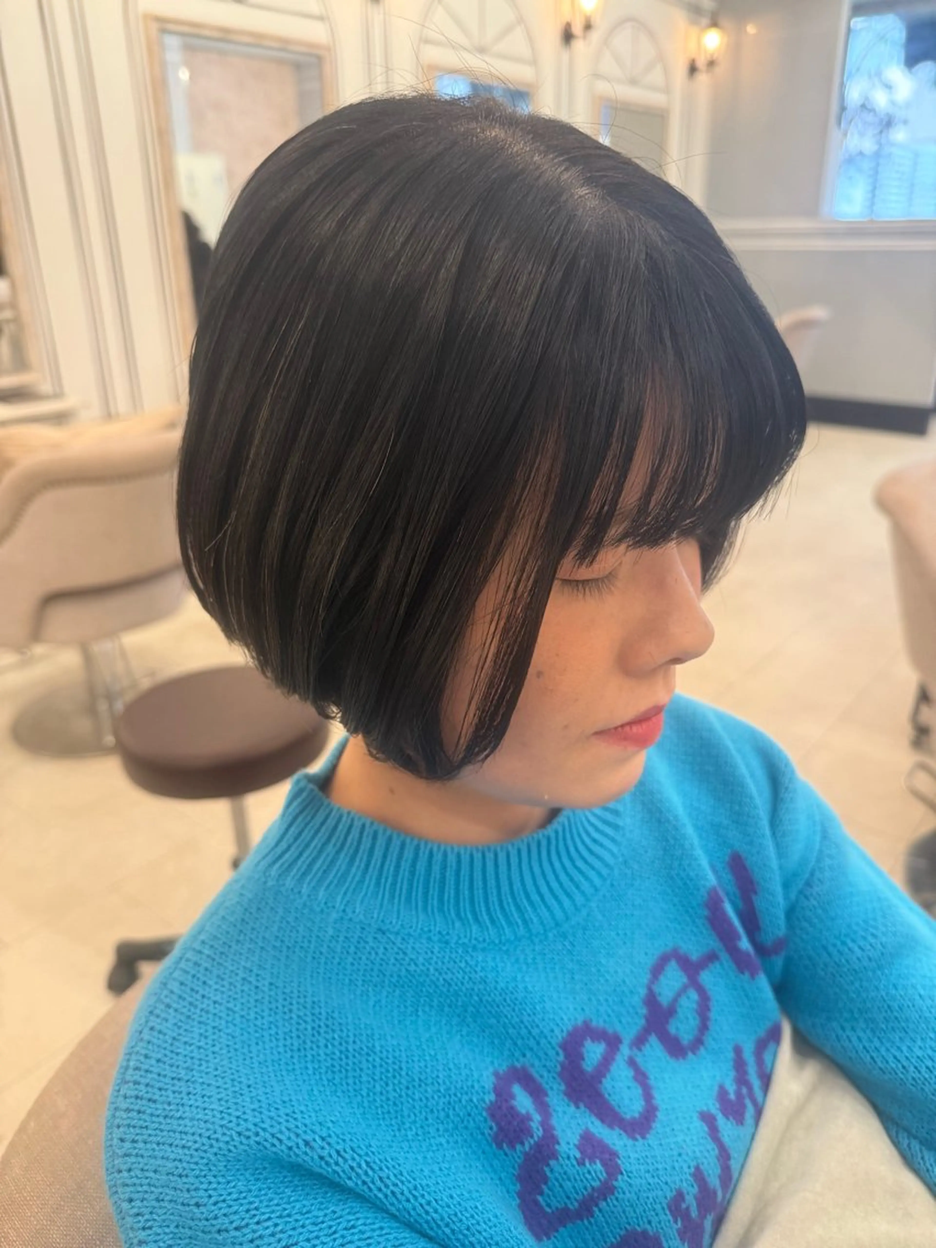 ショート 丸みショート ショートヘア Eclat【エクラ】所属・三上 莉里のヘアスタイル