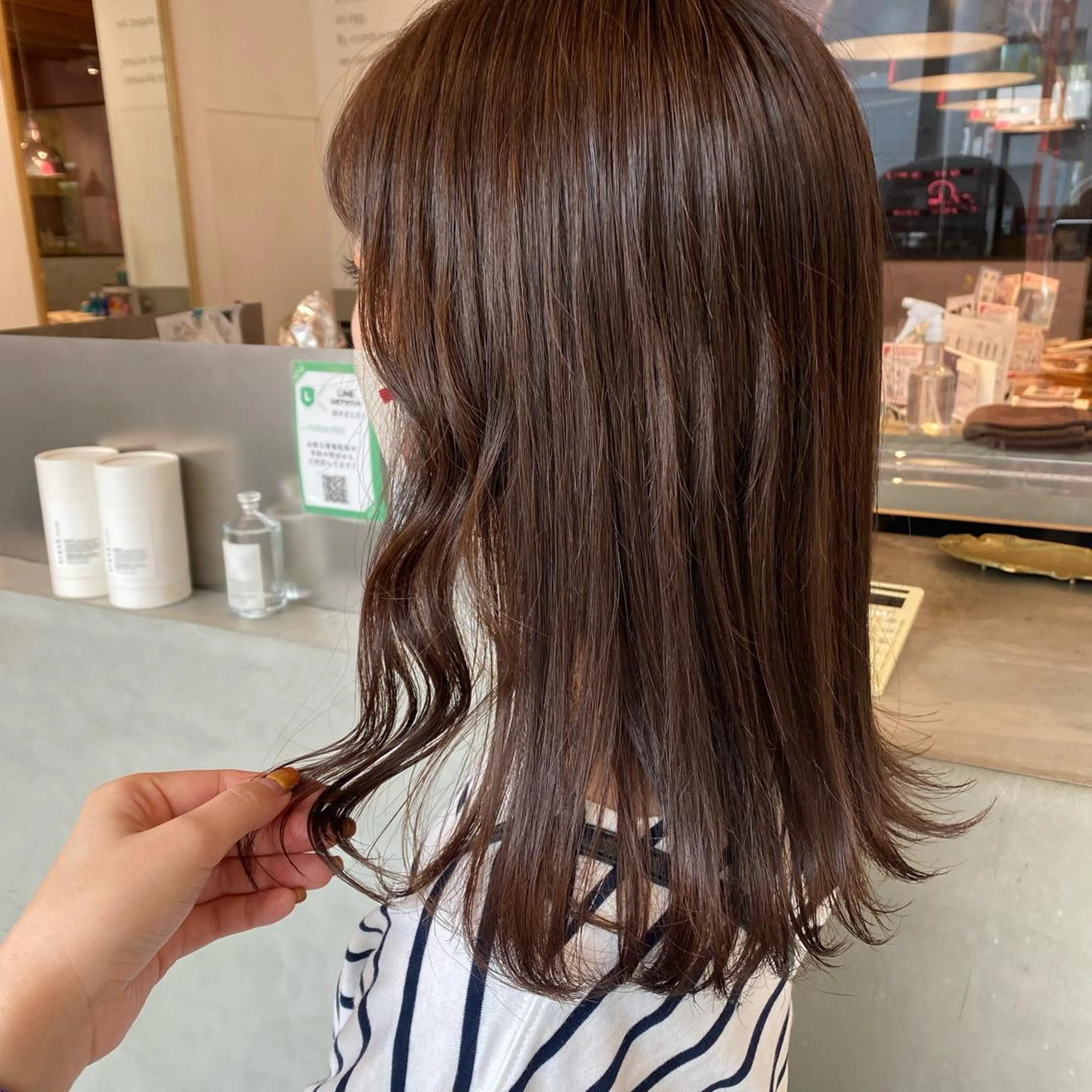 ミディアム ヘアカラー ｱｵﾇﾏ ﾐﾕ 🦕のヘアスタイル
