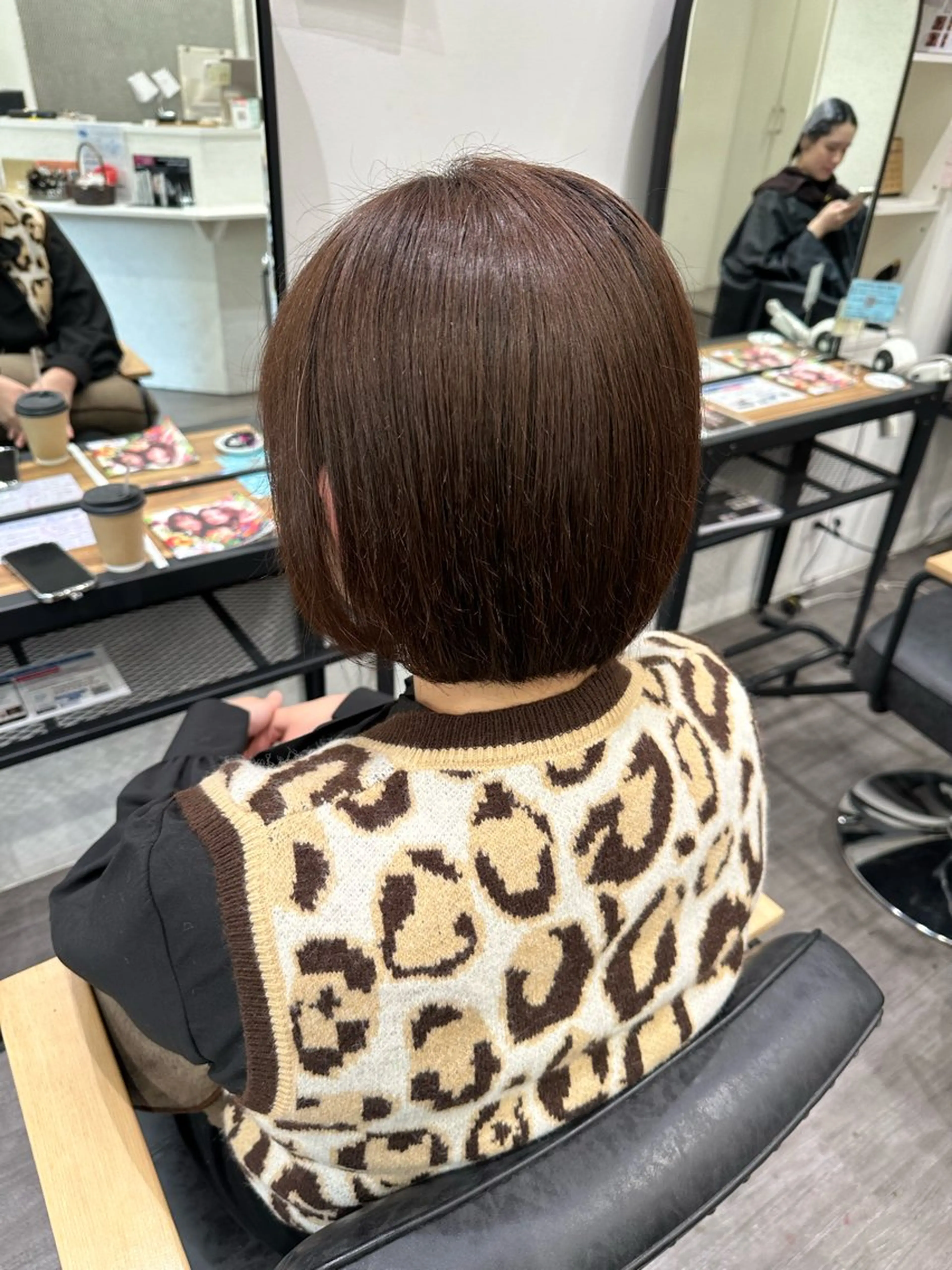 ミディアム 髪質改善 トリートメント 上田 紗也のヘアスタイル