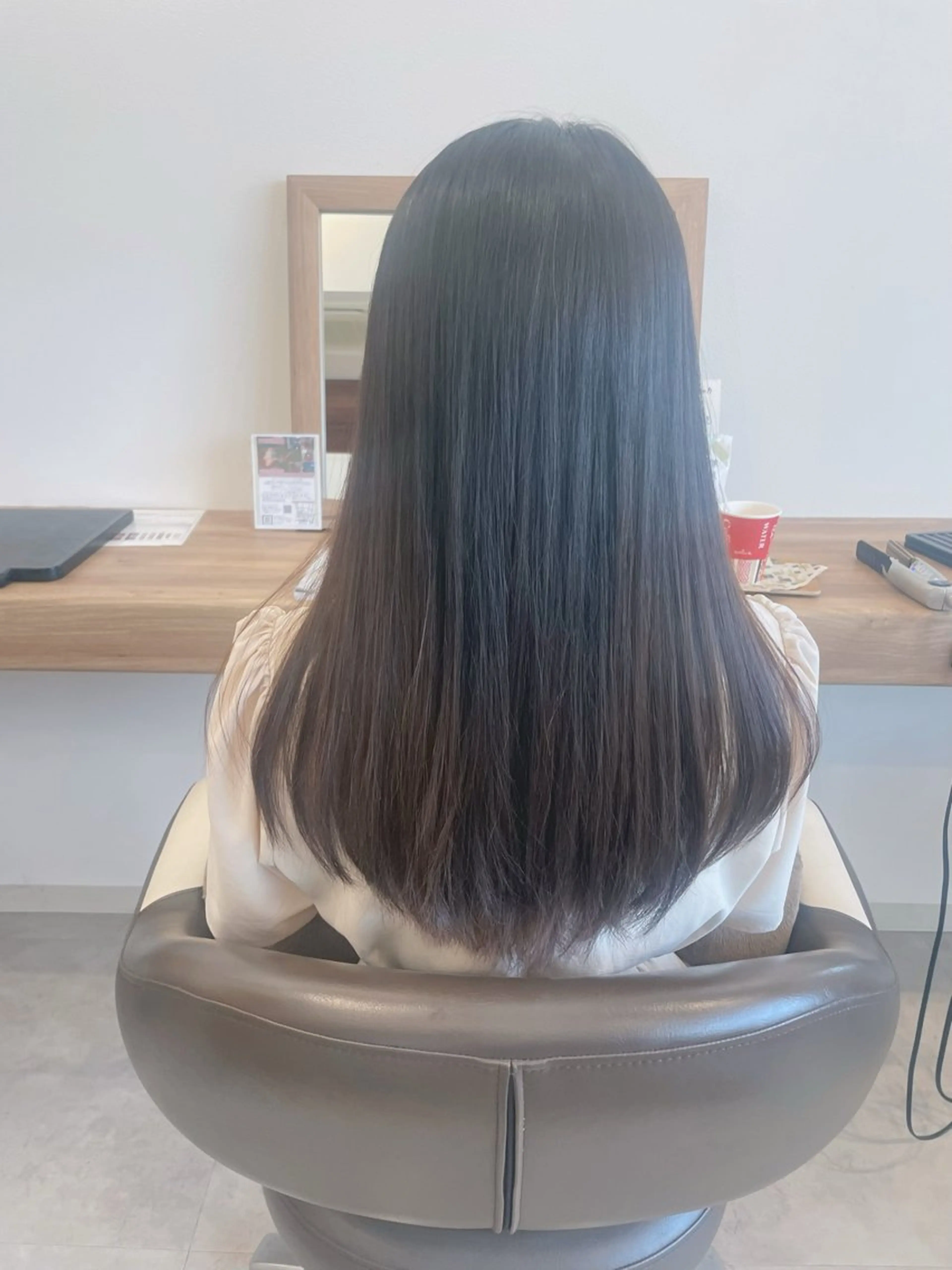 ロング パーマ カット 縮毛矯正 riddle hair(駒生)所属・山越 美裕樹のヘアスタイル