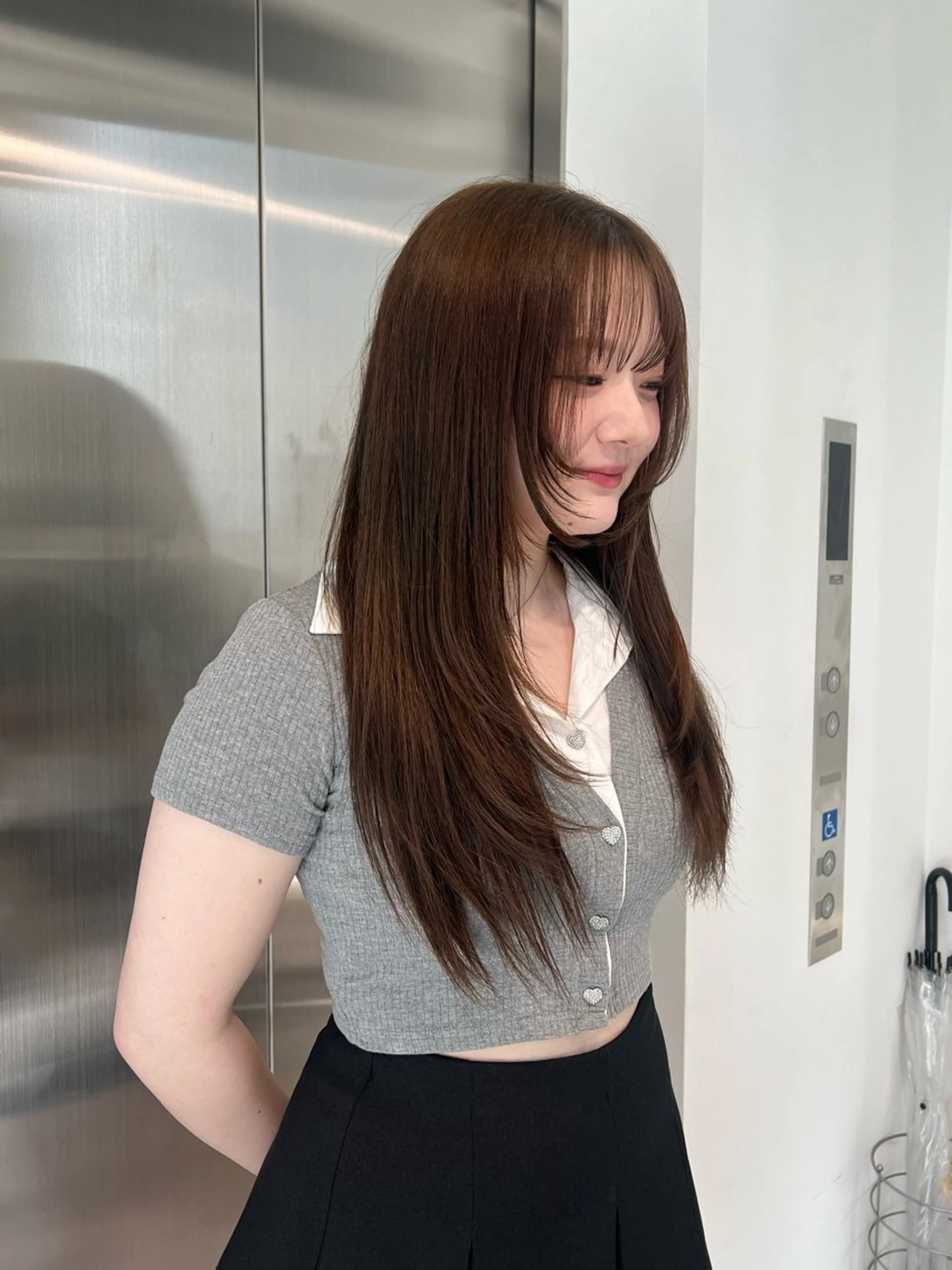 ロング カラー カット ヘアカラー トリートメント ブリーチなし 透明感🔅KANTAのヘアスタイル