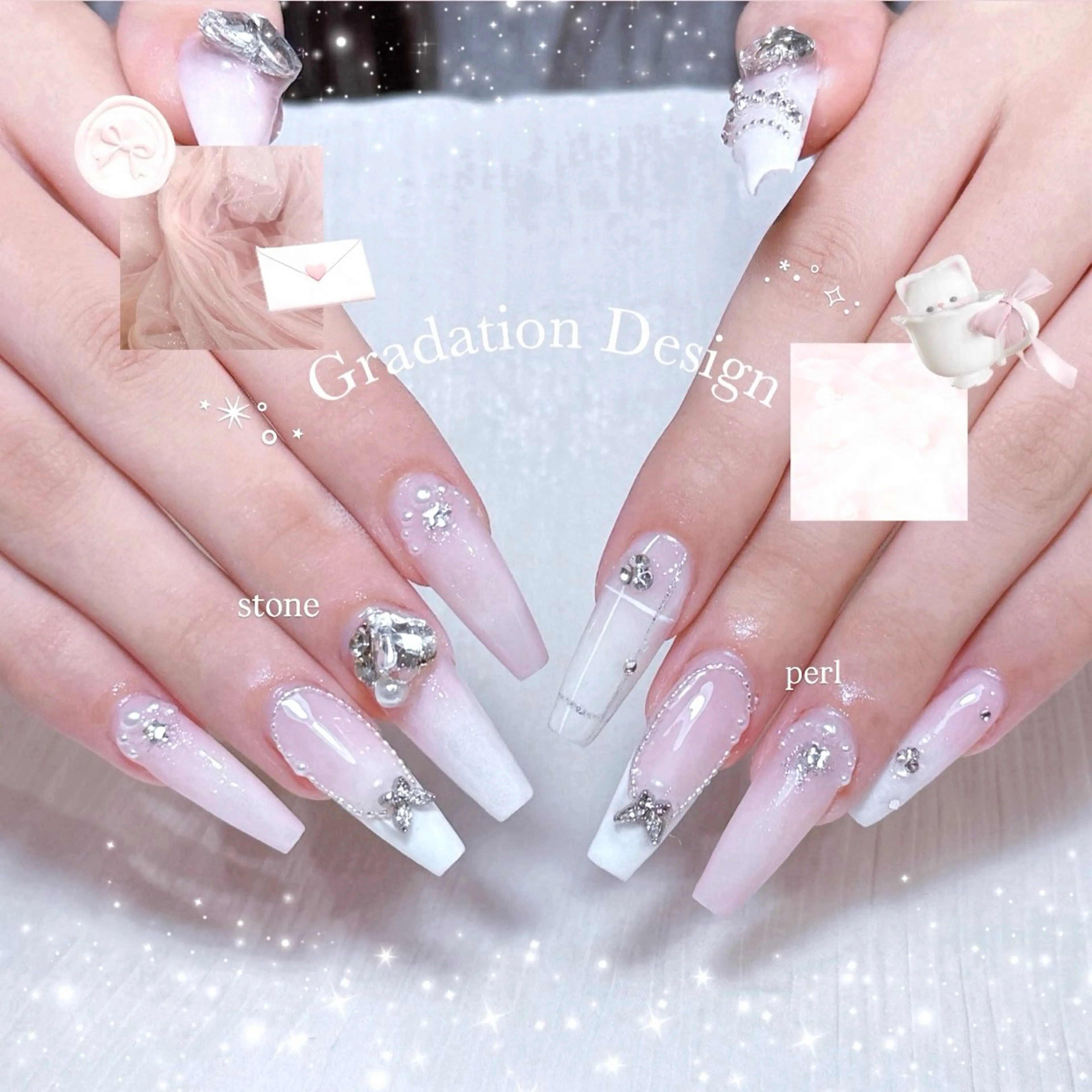 ネイル ハンドネイル 🎀mahiro🎀 #ガーリーのネイルデザイン