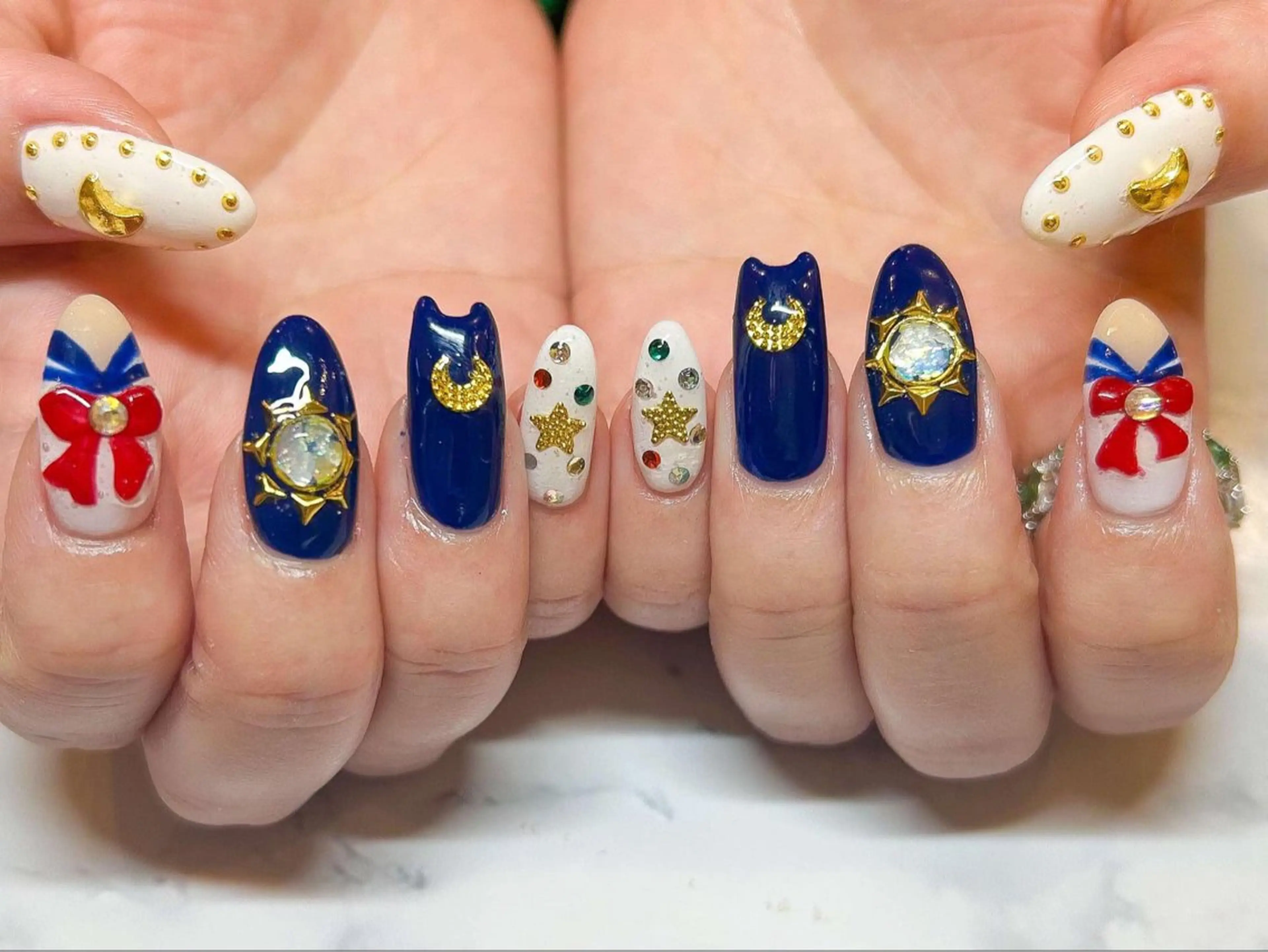 ネイル アートネイル 春ネイル f'bloom  L’ecrinのネイルデザイン