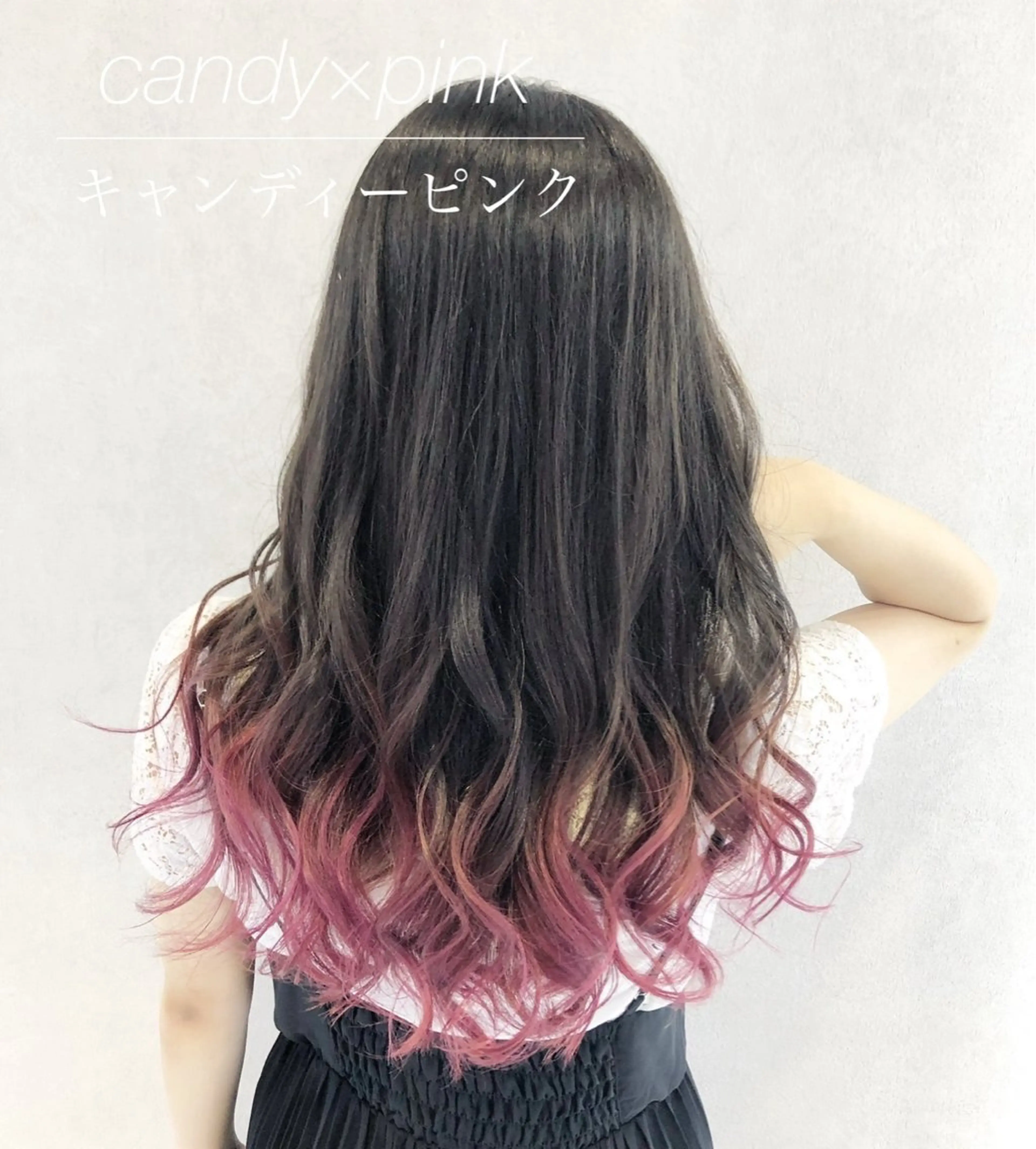 セミロング カラー シールエクステ/渋谷 /ギャル/LIALAのヘアスタイル