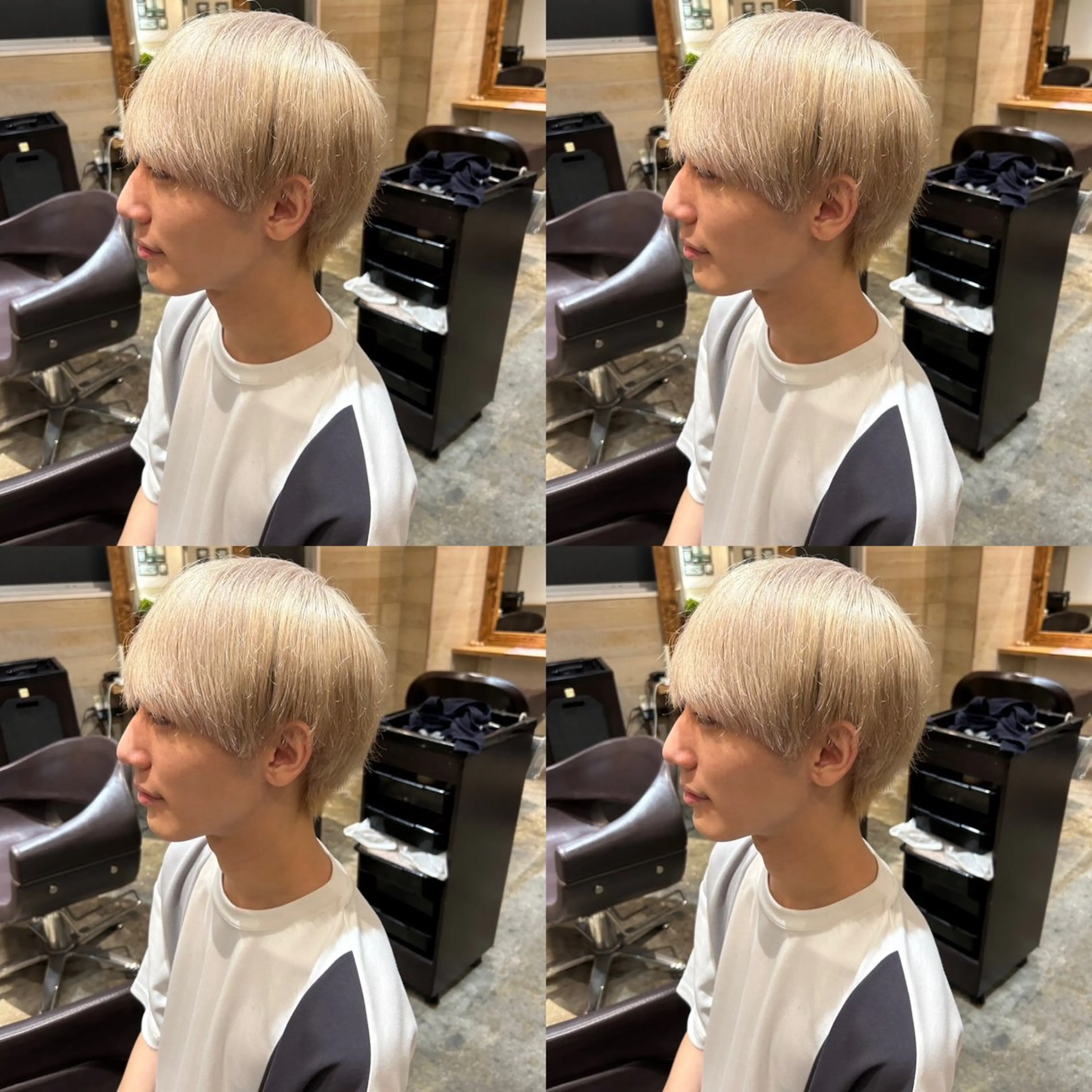 ショート カラー ヘアカラー トリートメント 半個室/縮毛矯正 髪質改善🇰🇷早坂のヘアスタイル