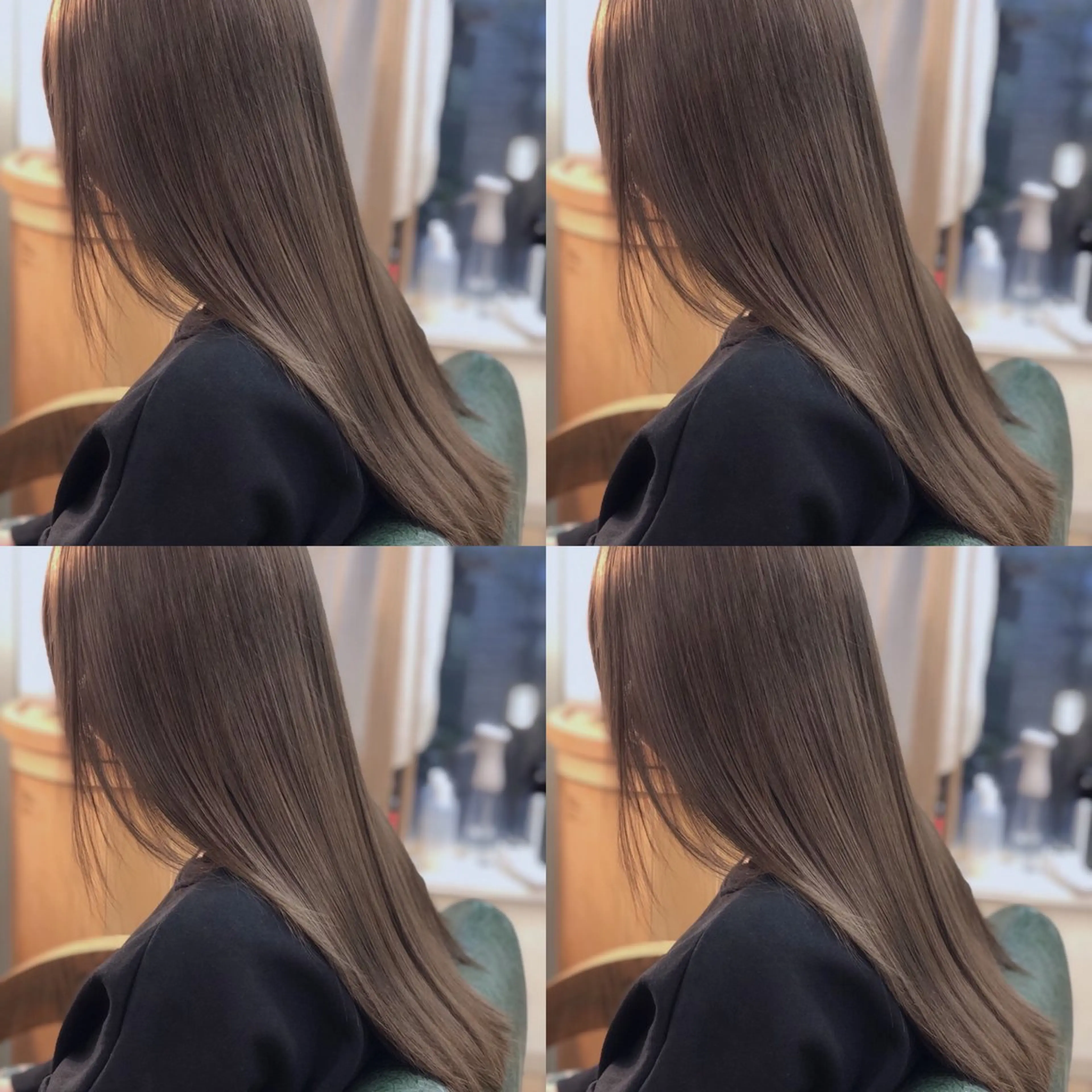 ロング ヘアカラー ❤︎大人シック ベージュrihoのヘアスタイル