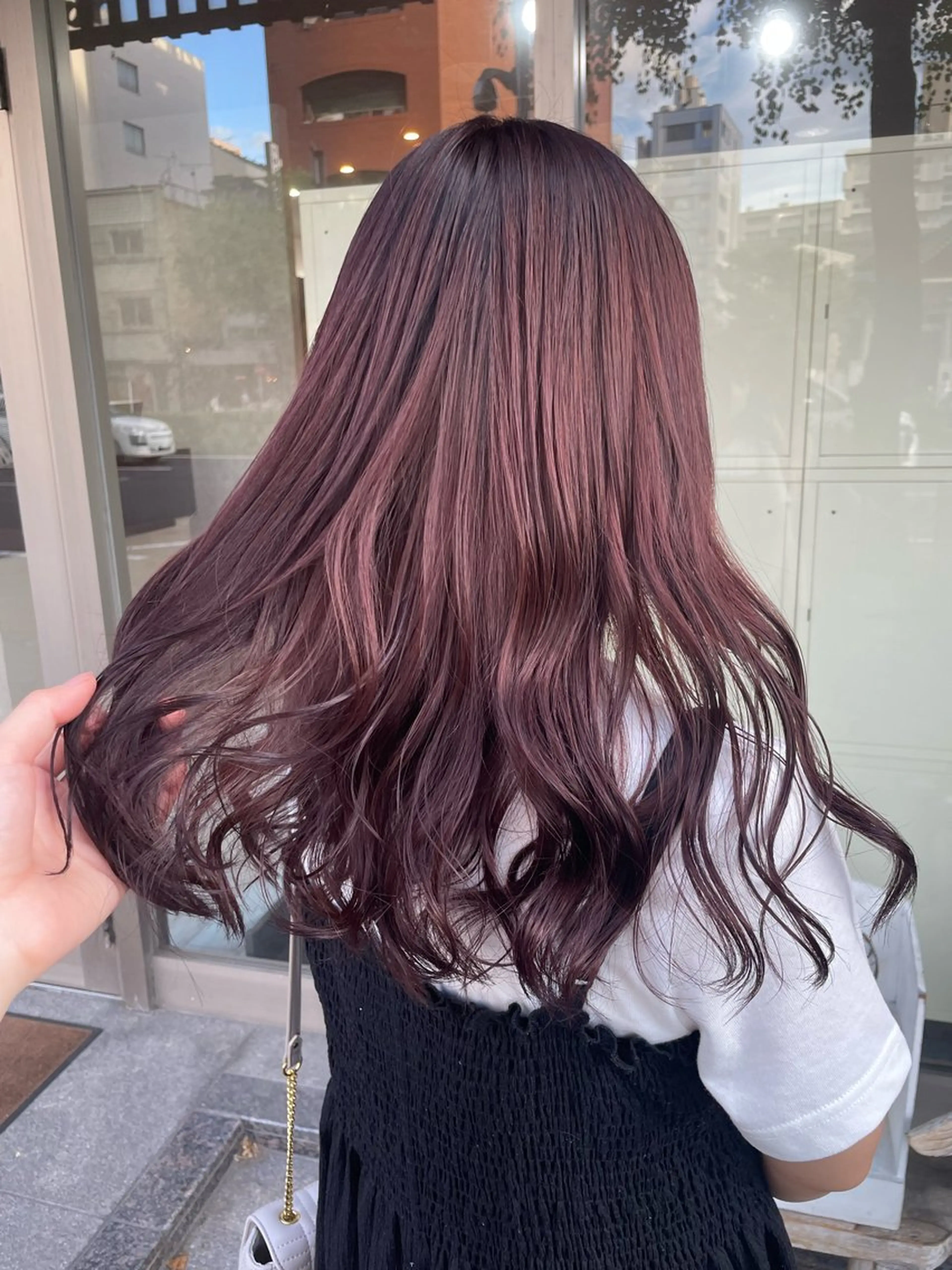 ロング カラー ブラウンカラー レッドカラー レッドブラウン 🎀ヒシダアキ /taboo🎀のヘアスタイル