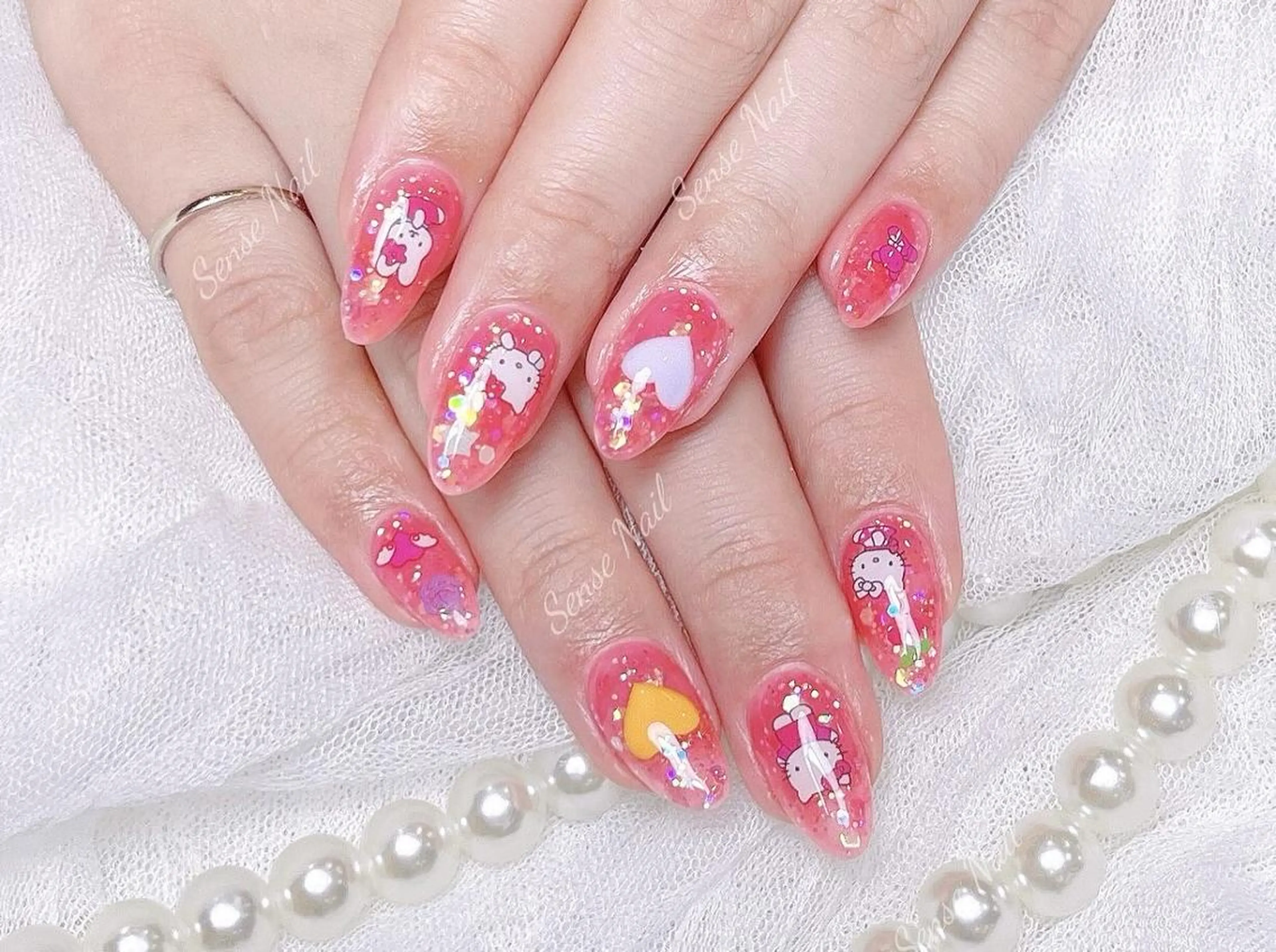 ネイル ハンドネイル ハンドケア 💕中川 結衣💕のネイルデザイン