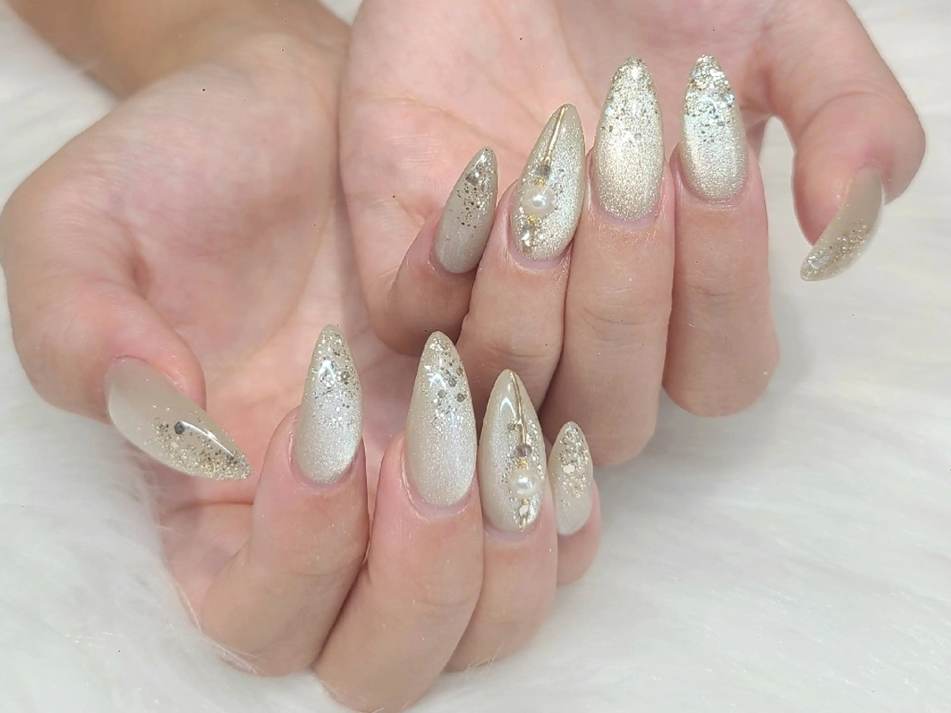 ネイル ハンドネイル 💛うるちゅる ネイル💛ERIKAのネイルデザイン