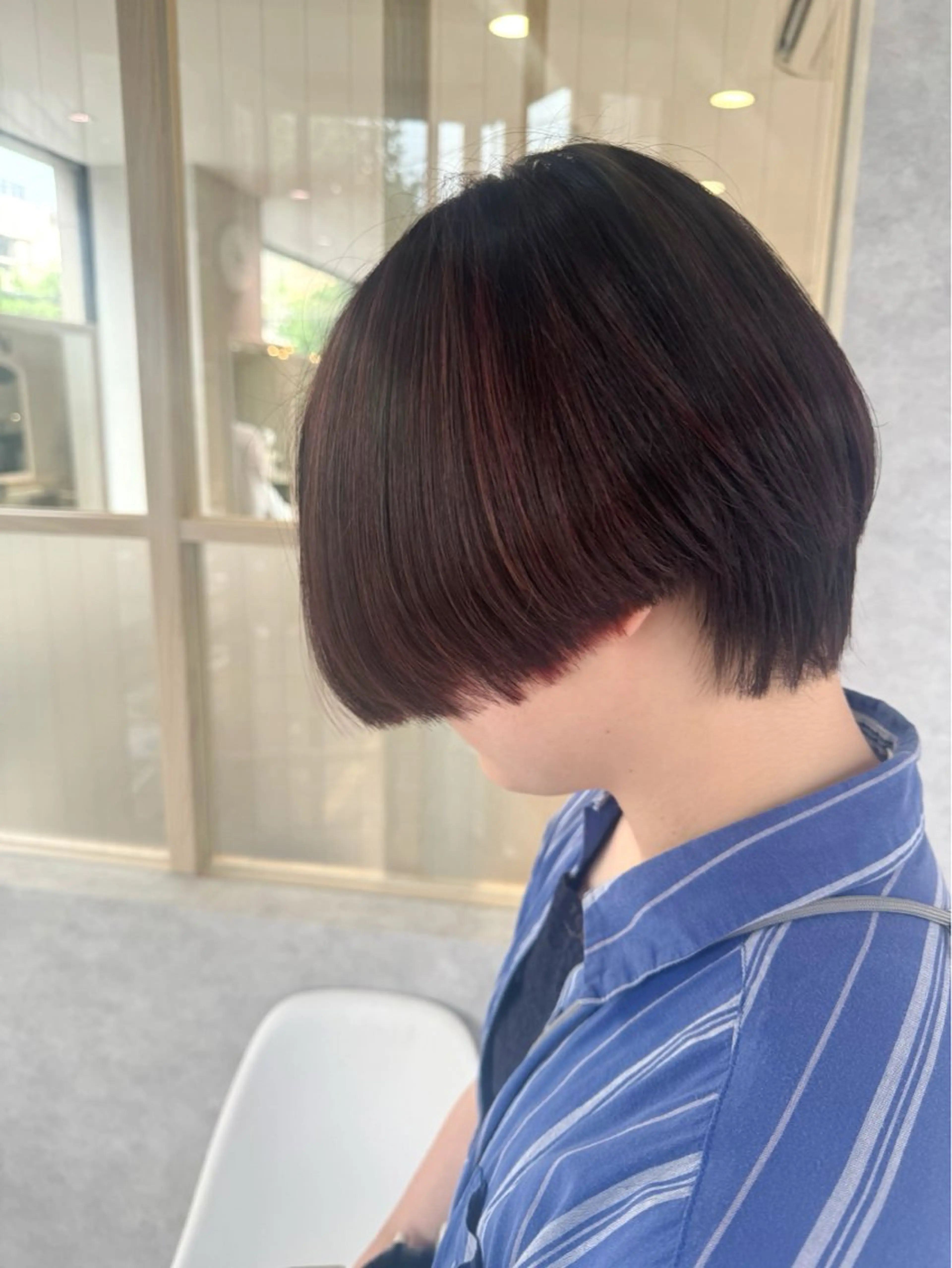 ショート カラー 30代からの大人 ショートのヘアスタイル