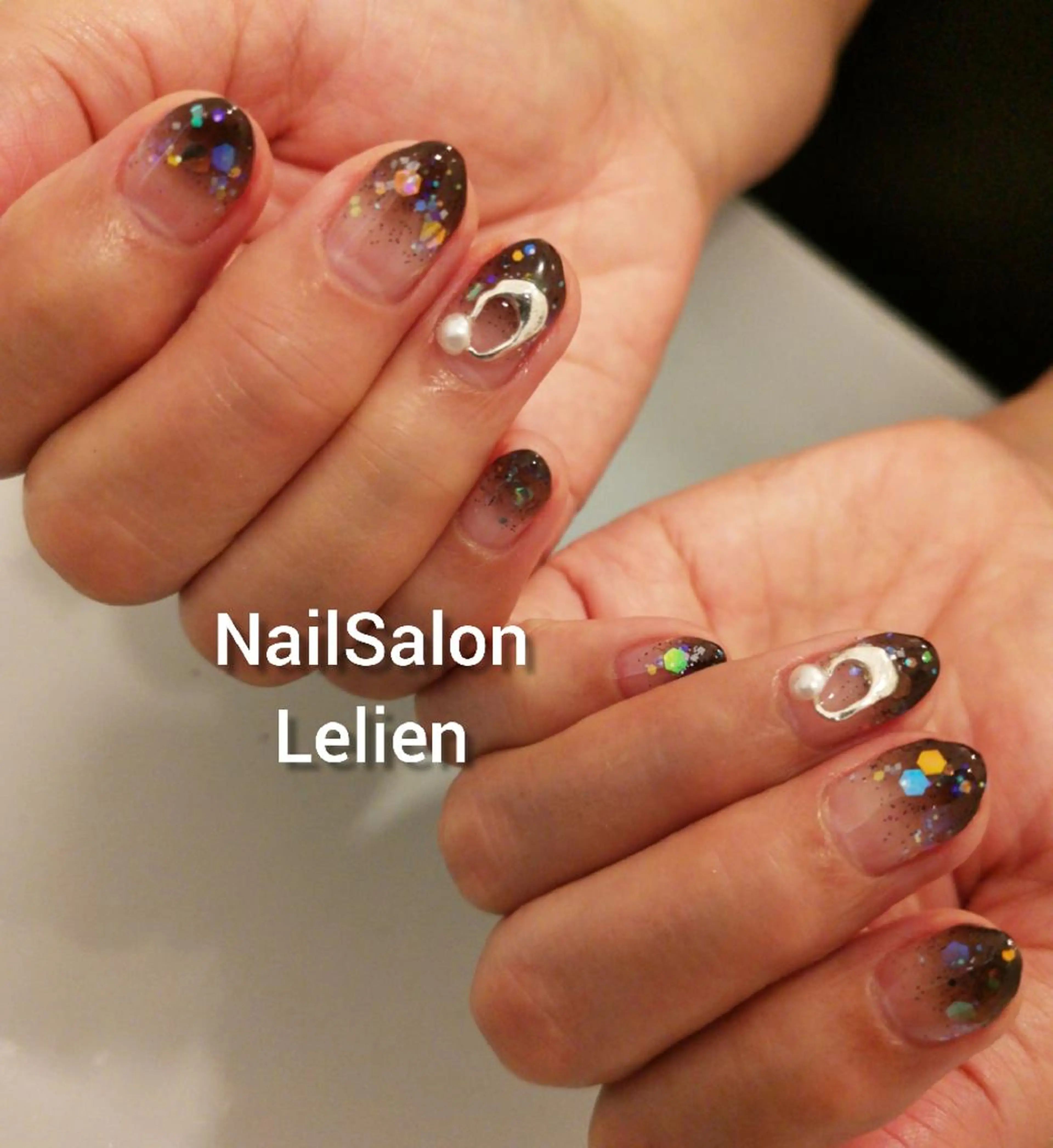 ネイル ブラウン グラデーション 人気エリア💖完全個室【ルリエ】所属・ネイルサロン Lelienルリエのネイルデザイン