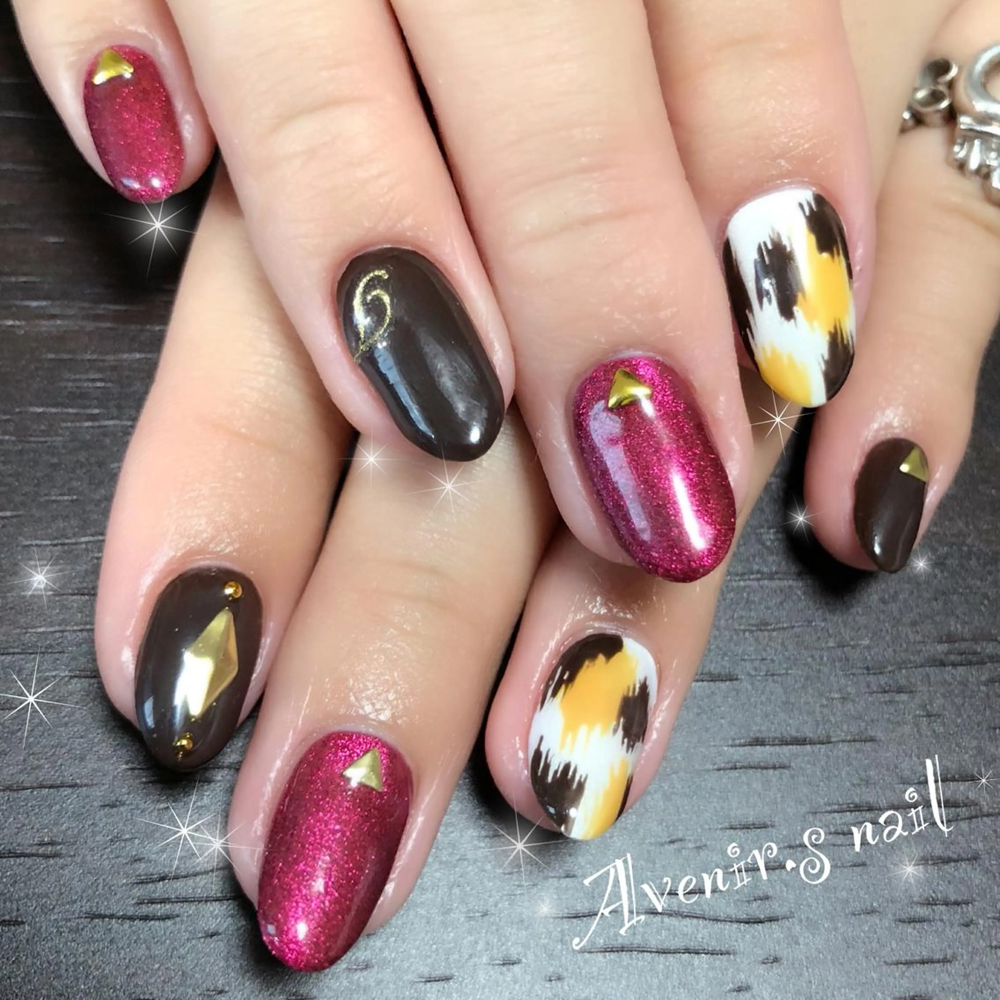 ネイル アニマル柄 Home Salon Avenir.のネイルデザイン