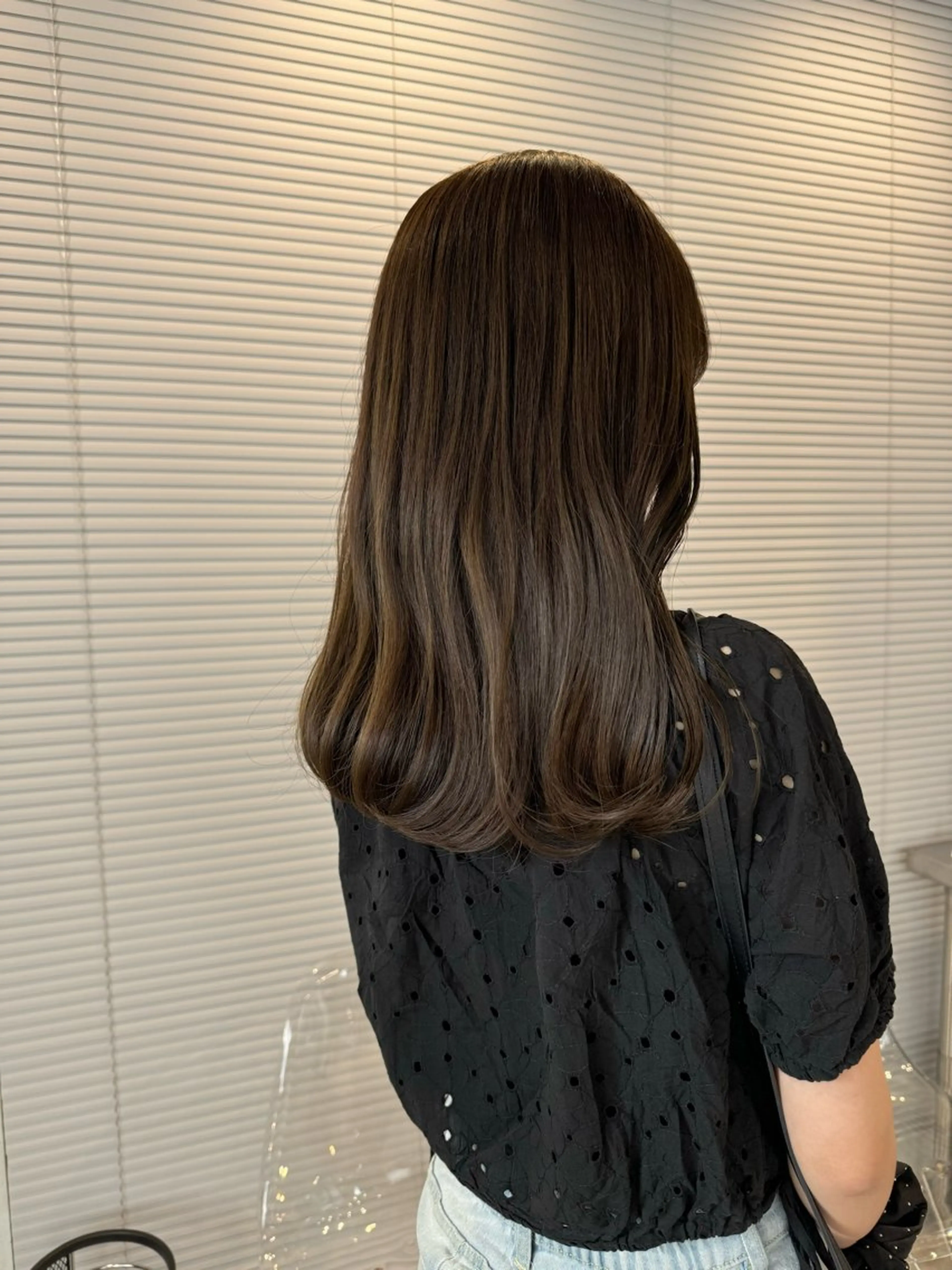 セミロング カット ヘアカラー トリートメント 画 kirikaのヘアスタイル