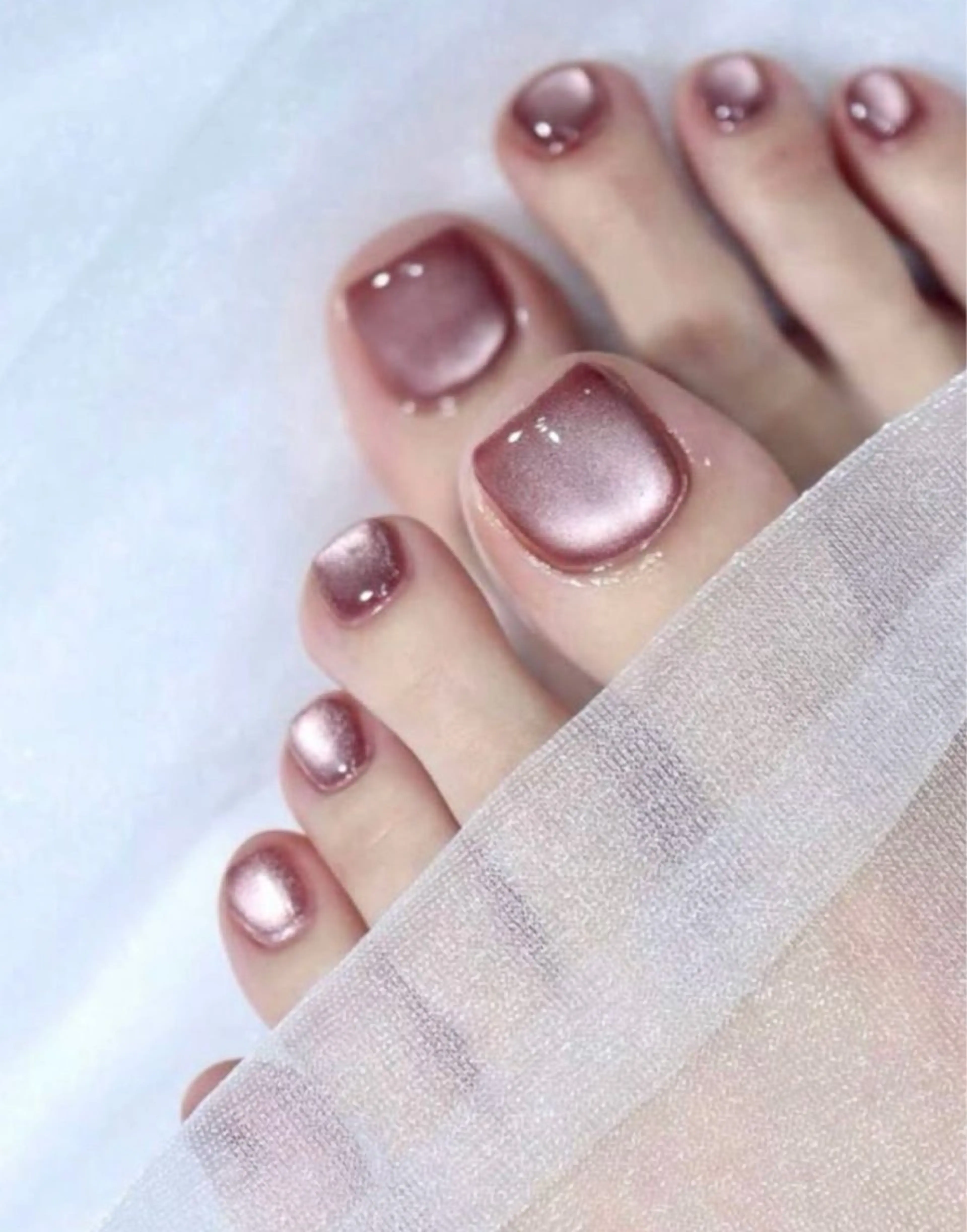 ネイル フットネイル マグネットネイル フットネイル Lily nails studio所属・Lily nails studioのネイルデザイン
