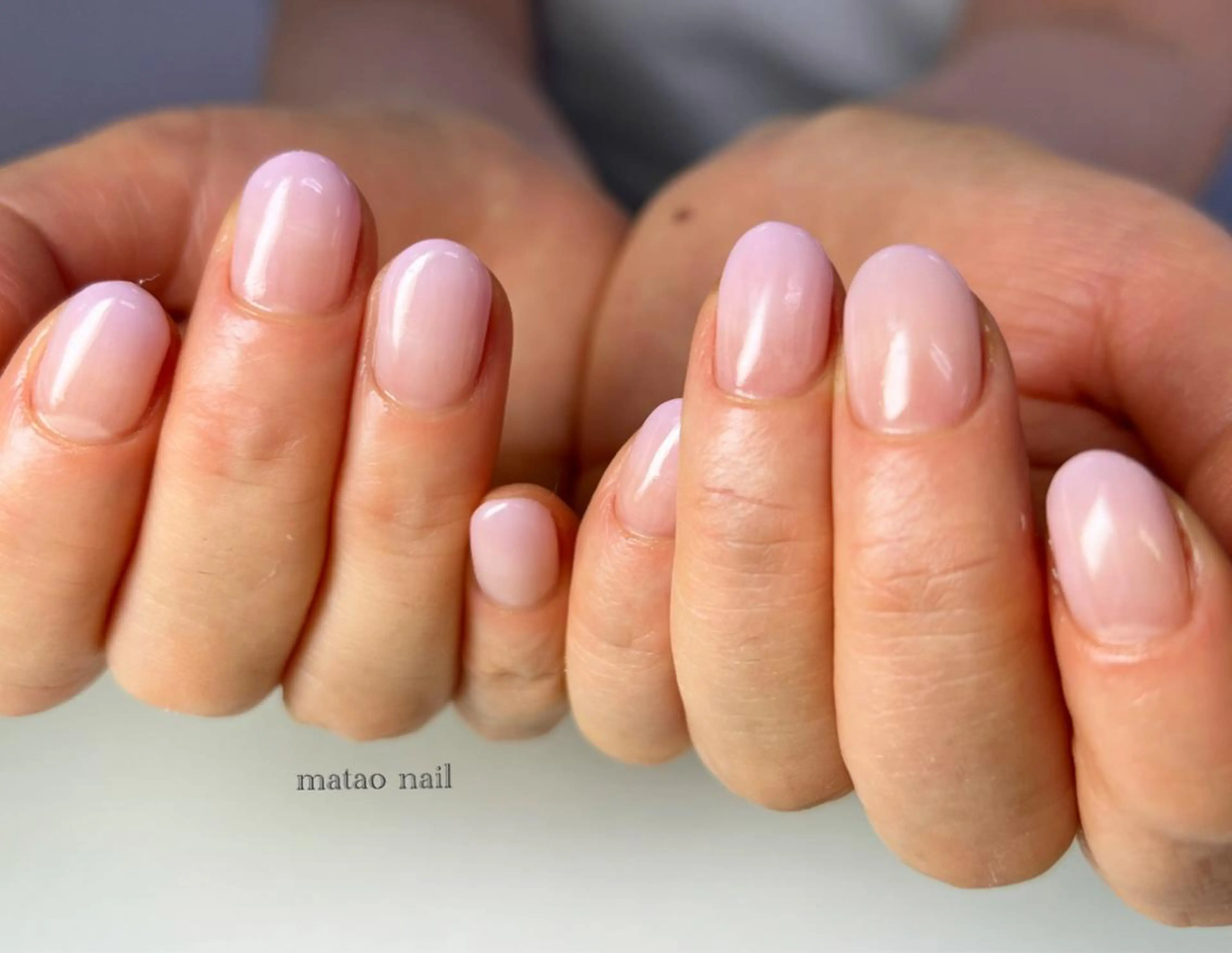 ネイル クリアネイル グラデーション ハンドネイル フットネイル matao nailのネイルデザイン