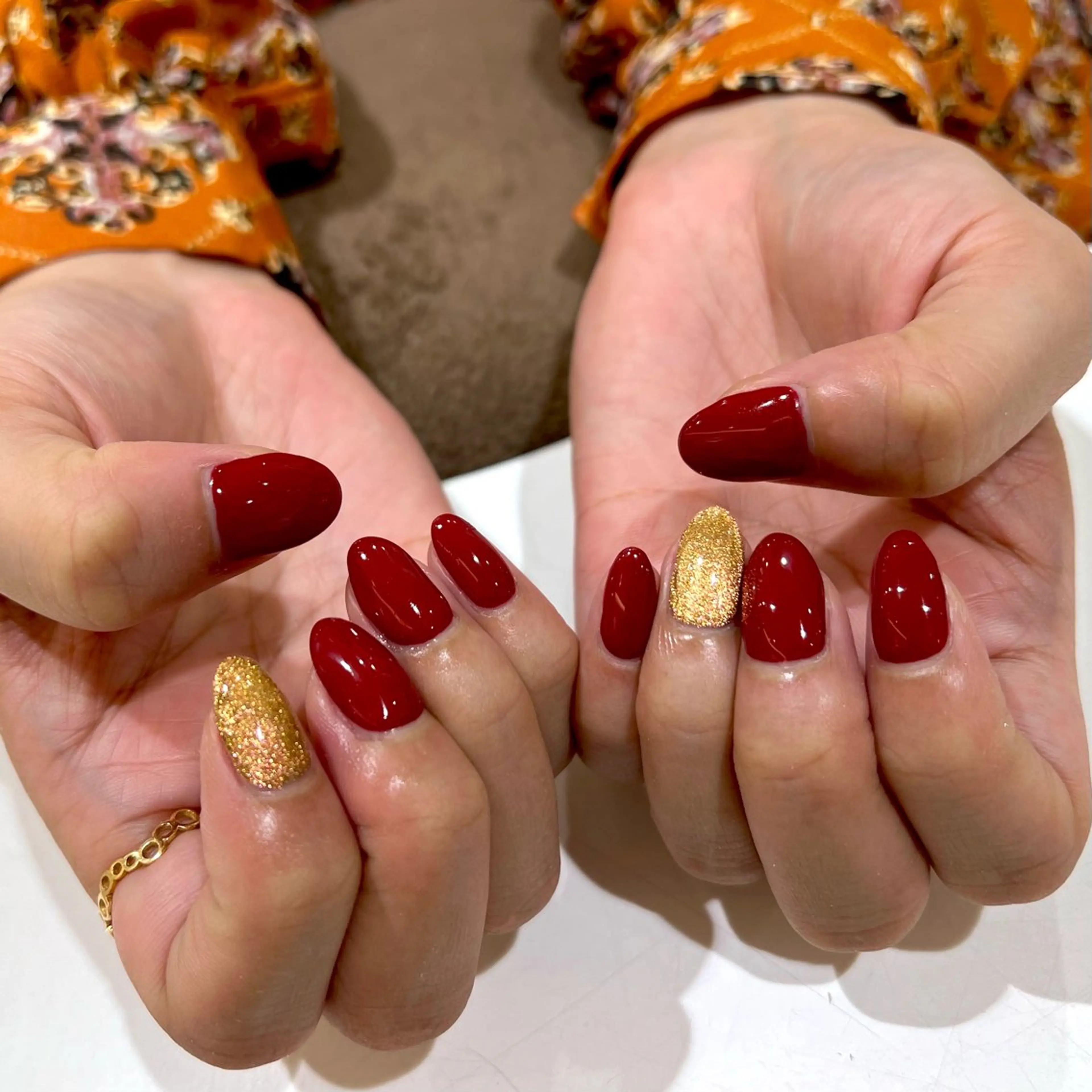 ネイル アートネイル ワンカラーネイル ハンドネイル 田中 夏海のネイルデザイン