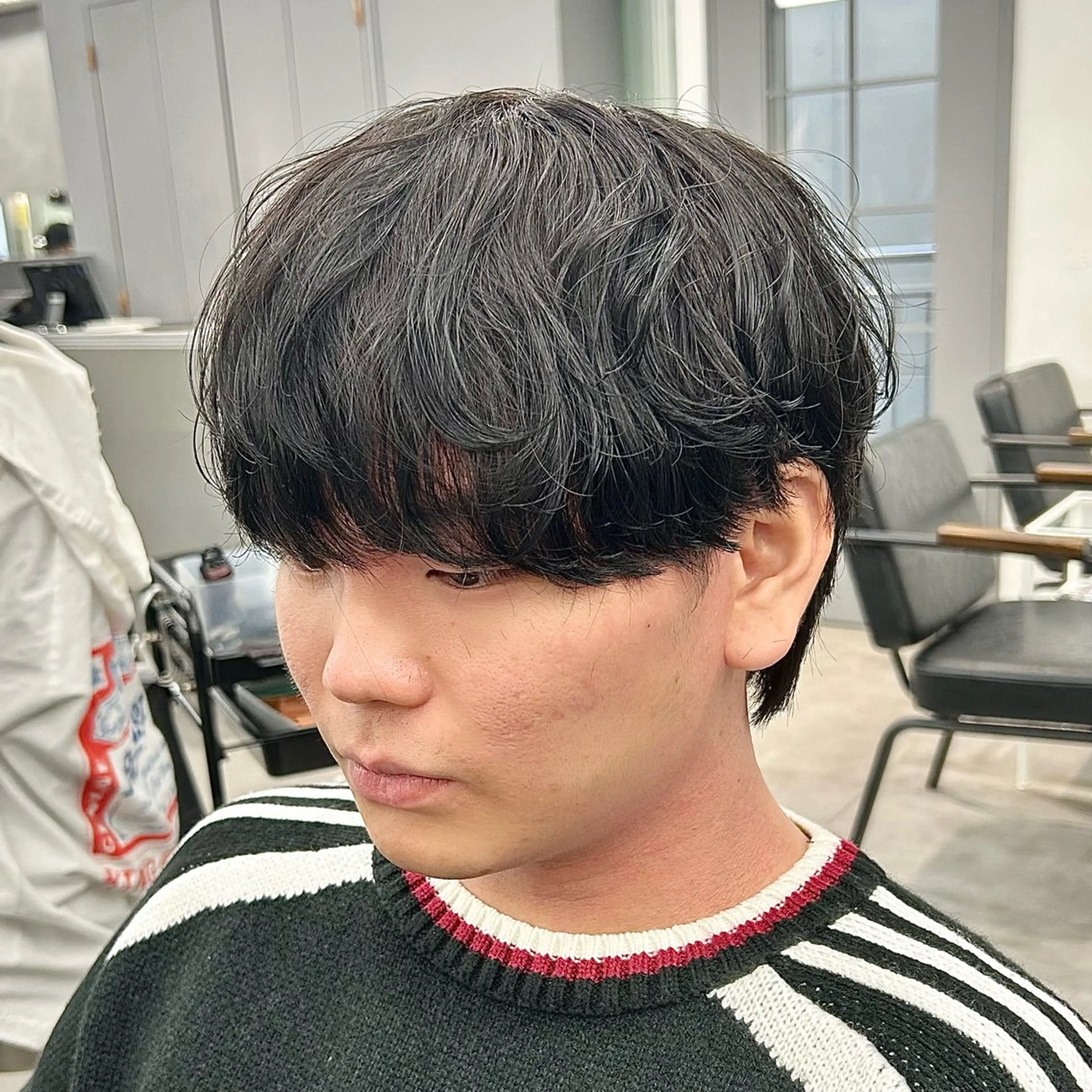 パーマ メンズ メンズパーマ カット パーマ 韓国ヘア🇰🇷 メンズパーマ/つかさのヘアスタイル