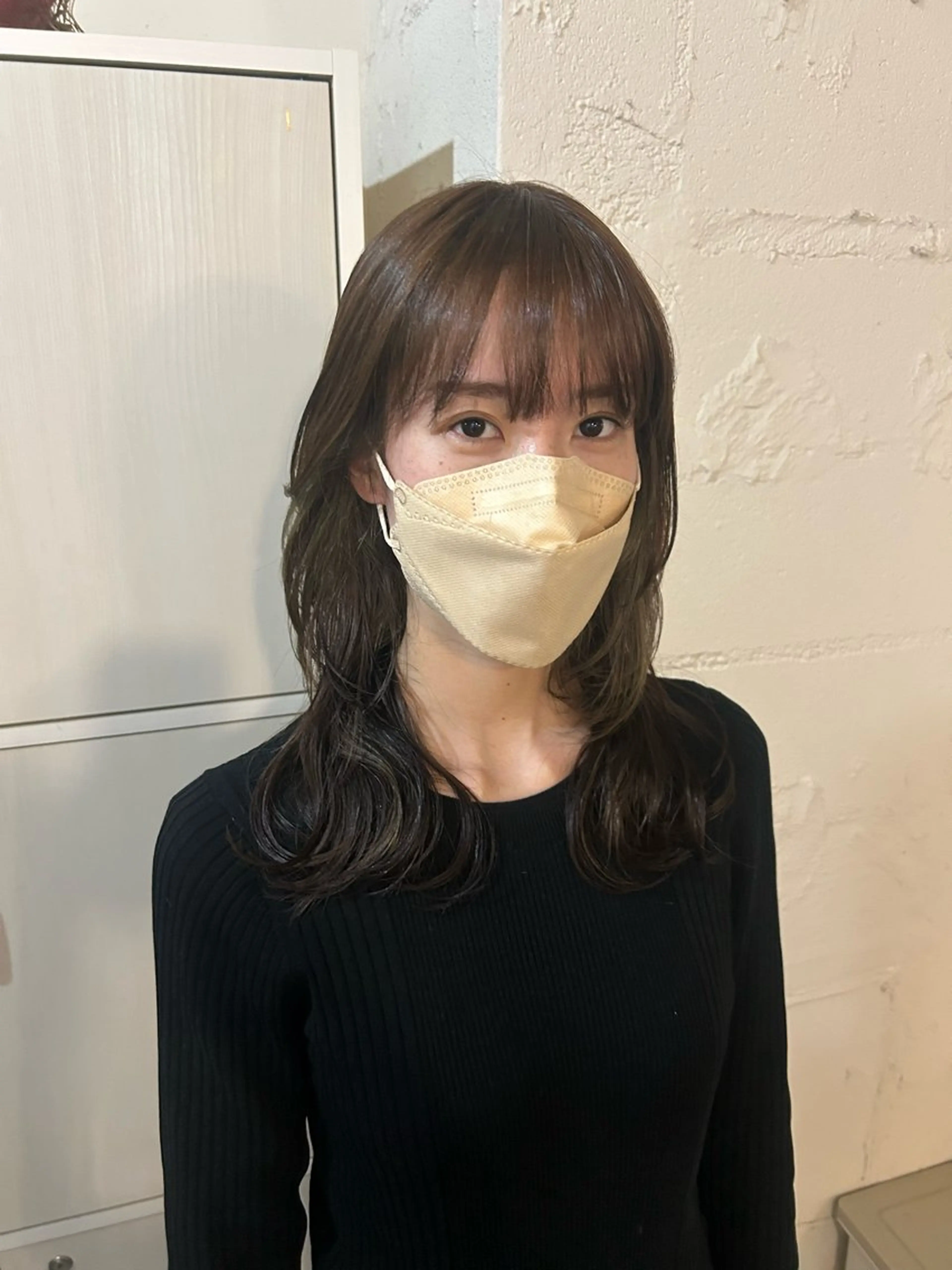 セミロング color list 倉本恋のヘアスタイル