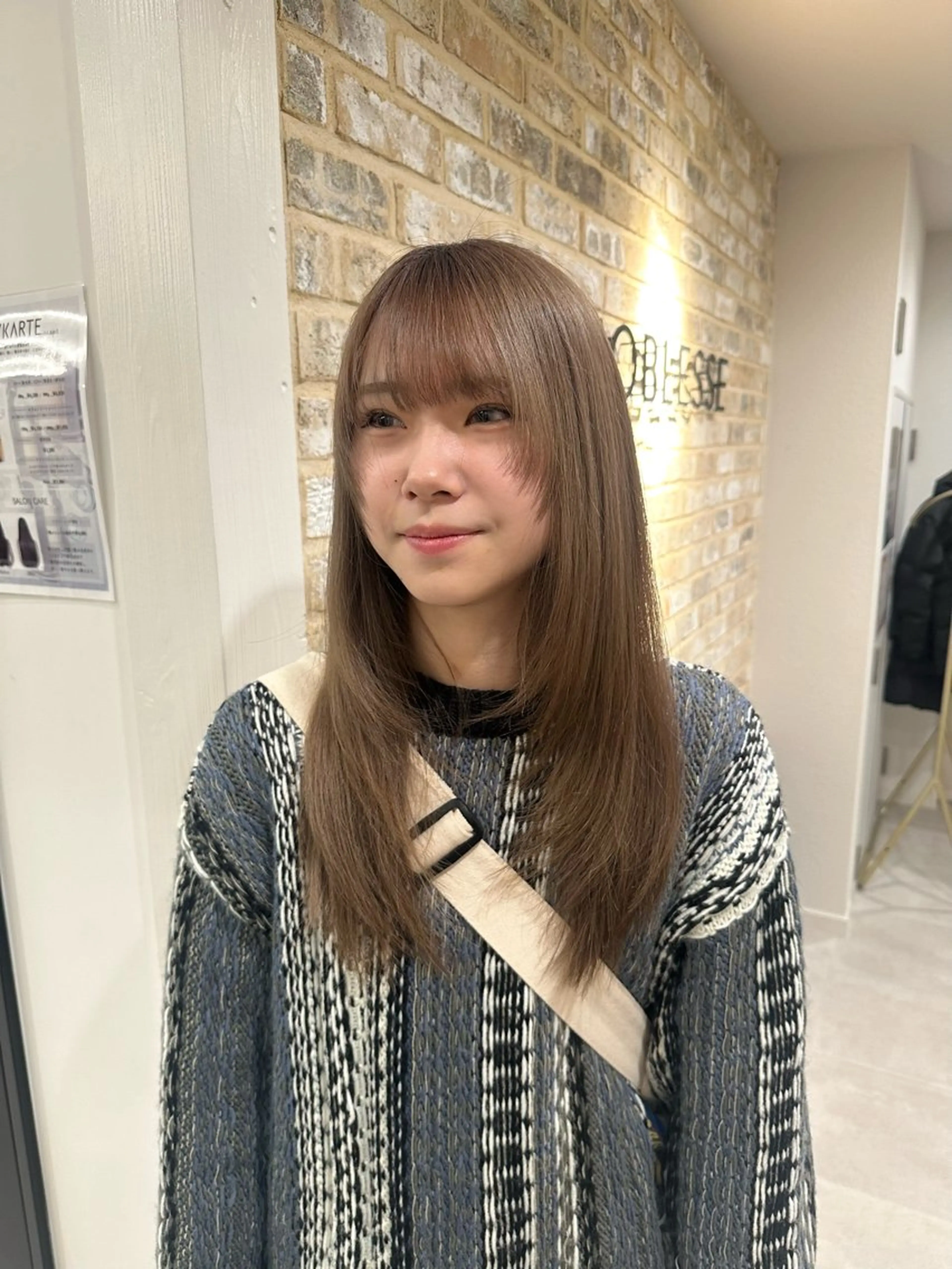 ロング 顔周りカット sau.所属・kano🌈 ボブ/レイヤーのヘアスタイル