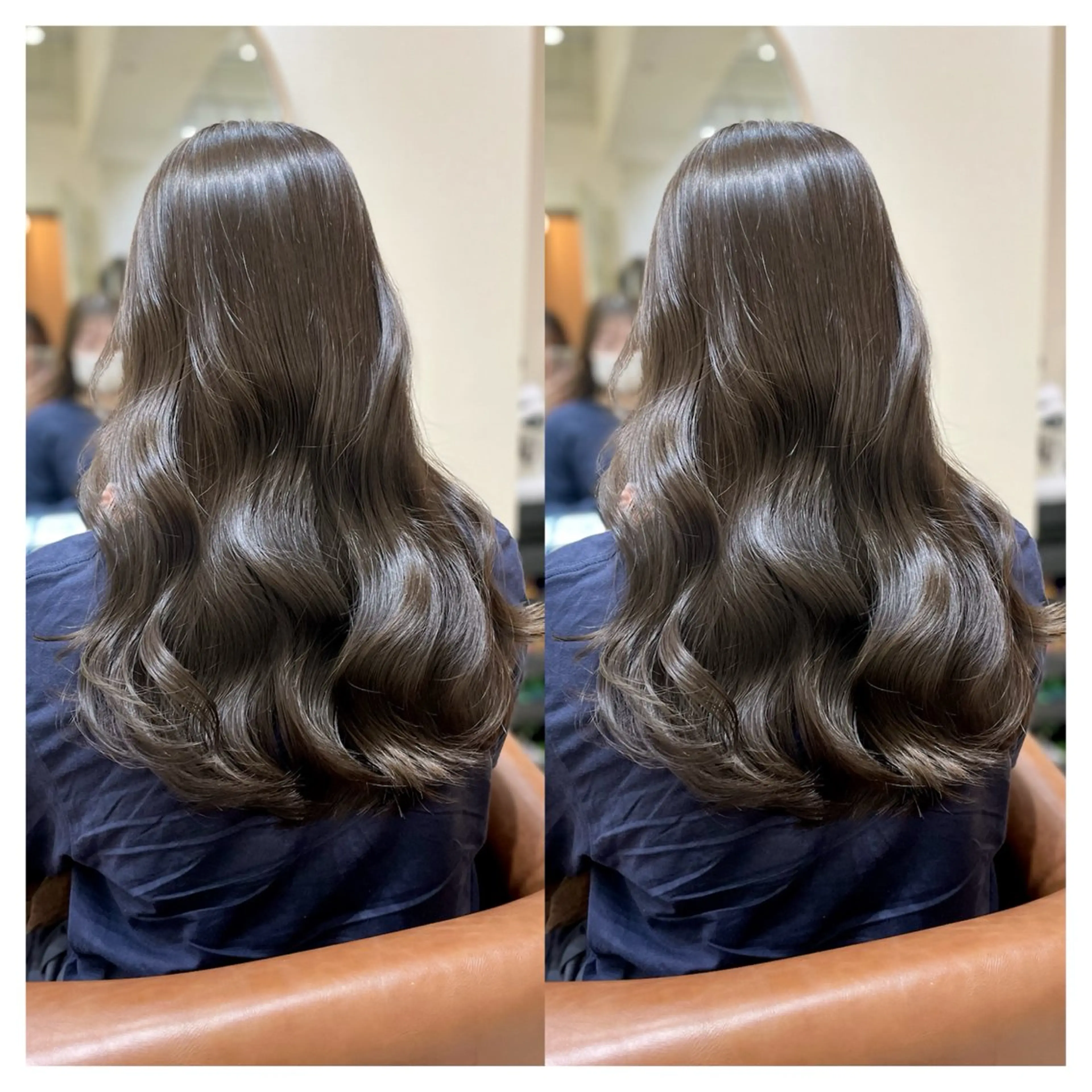 ロング カラー カット ヘアカラー トリートメント 村山 茉衣のヘアスタイル