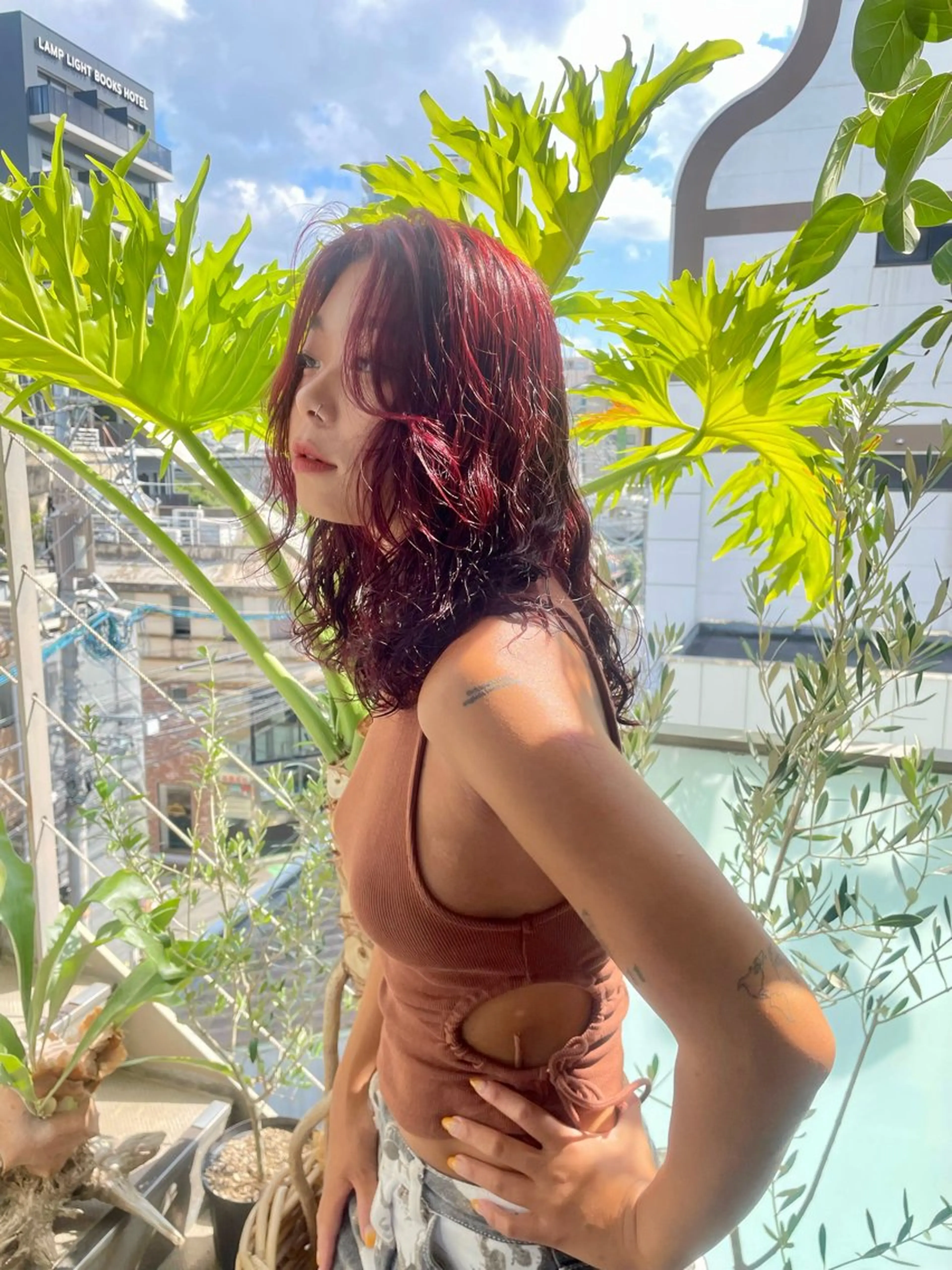 セミロング パーマ カット パーマ カノン/アニメ漫画 好き美容師︎💕︎︎のヘアスタイル