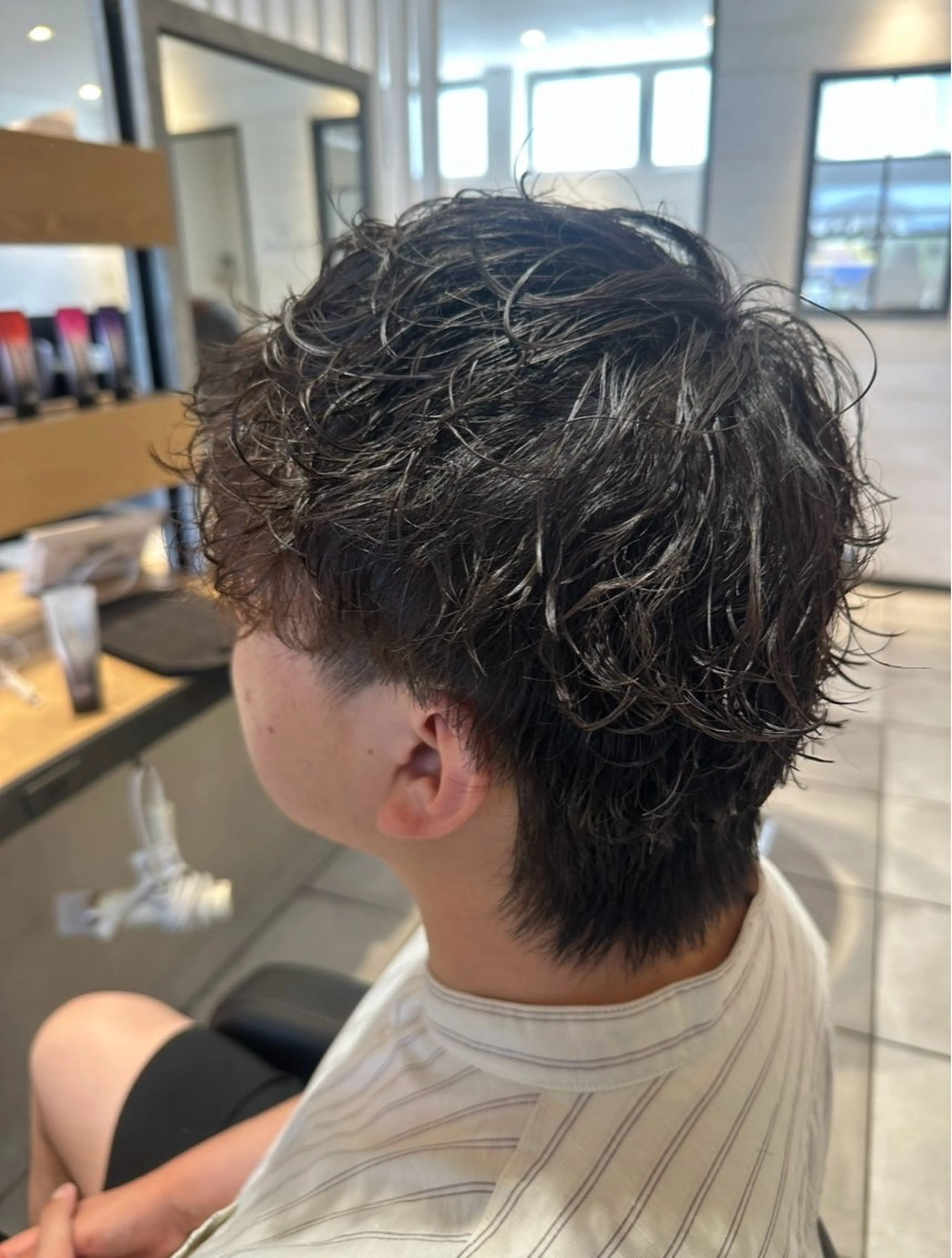 カット➕シャドウパーマ➕1ステップトリートメント💇の写真