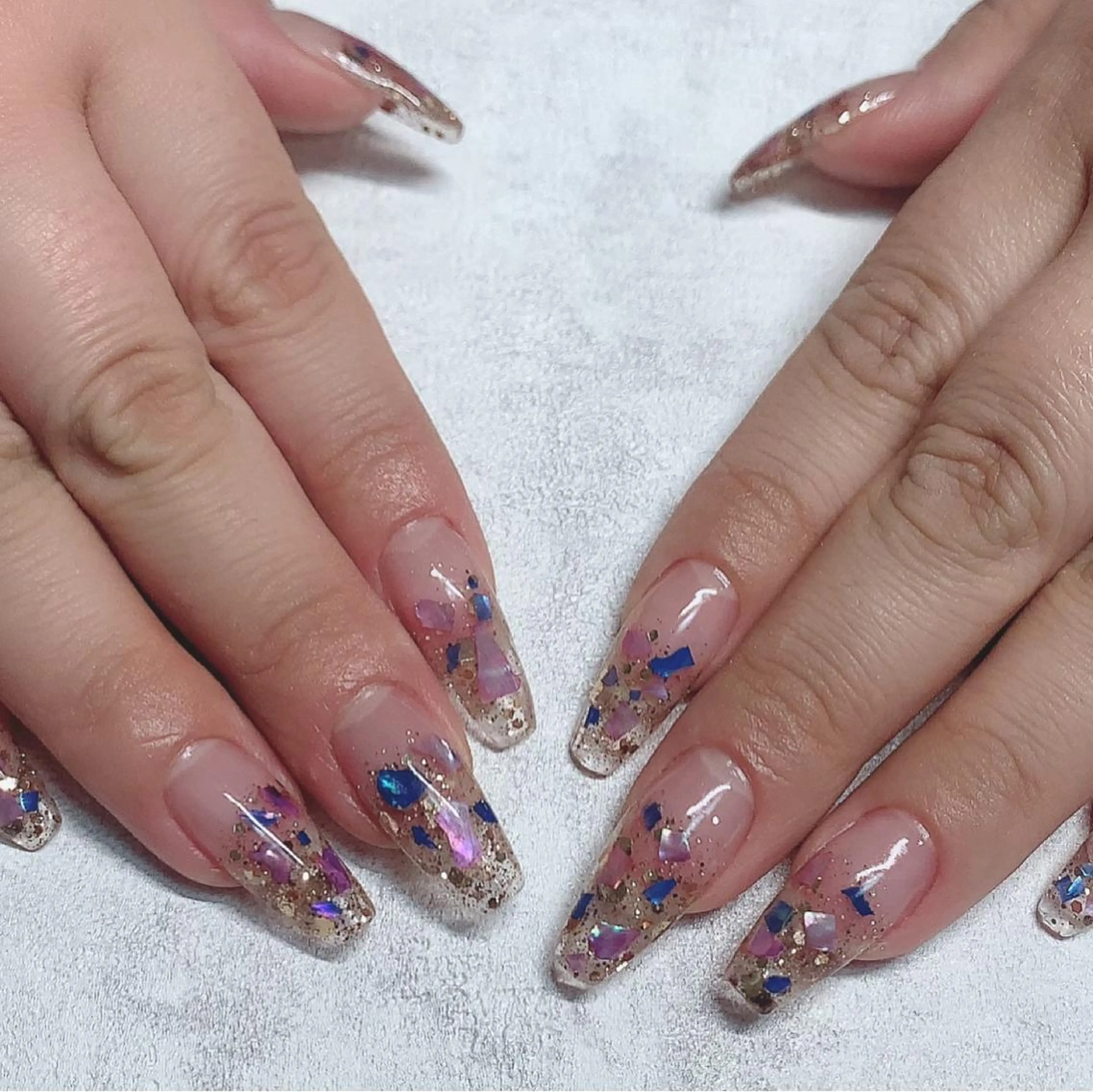ネイル アートネイル フットネイル キラキラネイル ニュアンスネイル オフィスネイル nail happiness.のネイルデザイン