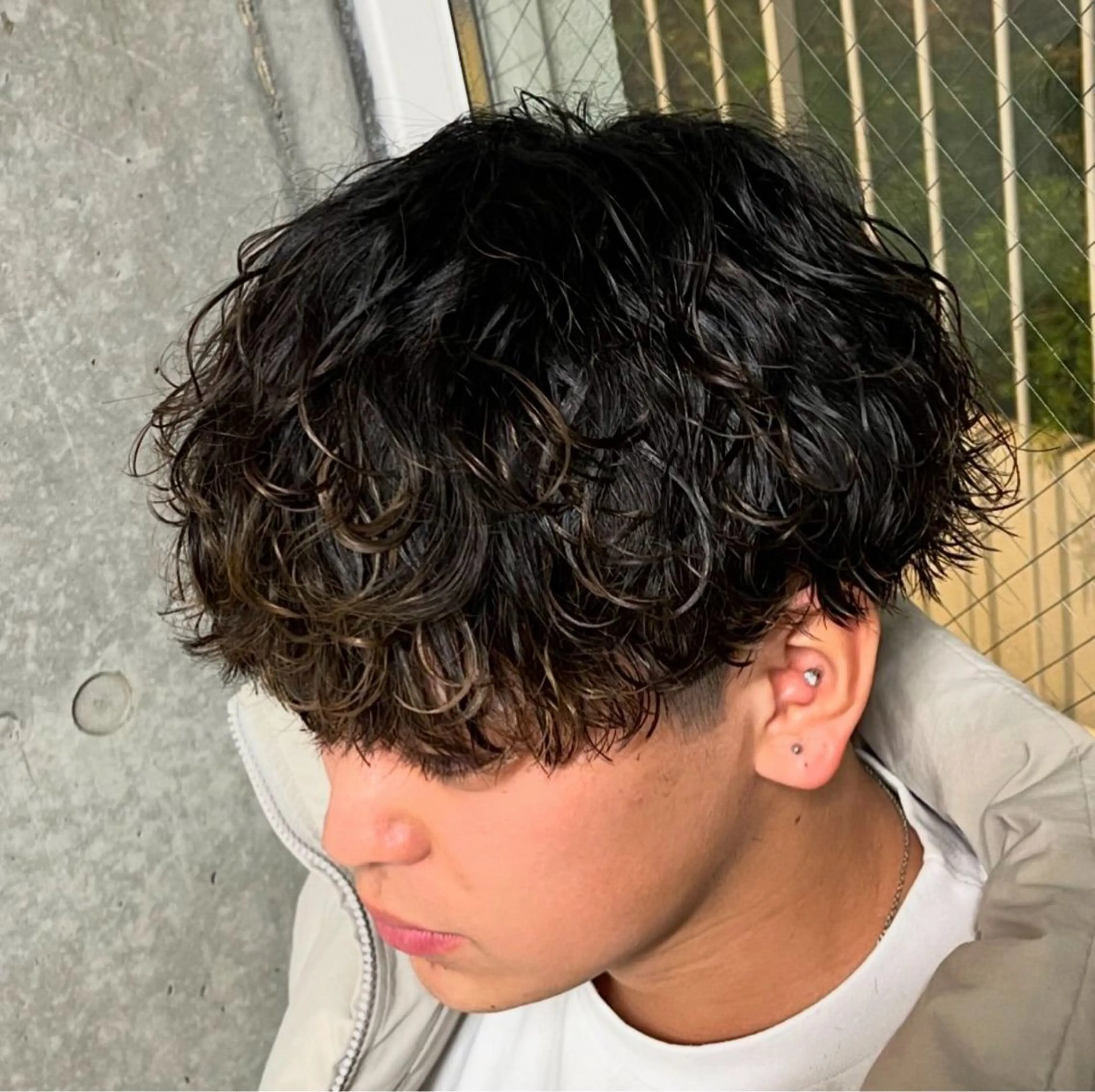 パーマ メンズ メンズブリーチ メンズパーマ えーき/渋谷No.1 /メンズヘア/当日割のヘアスタイル