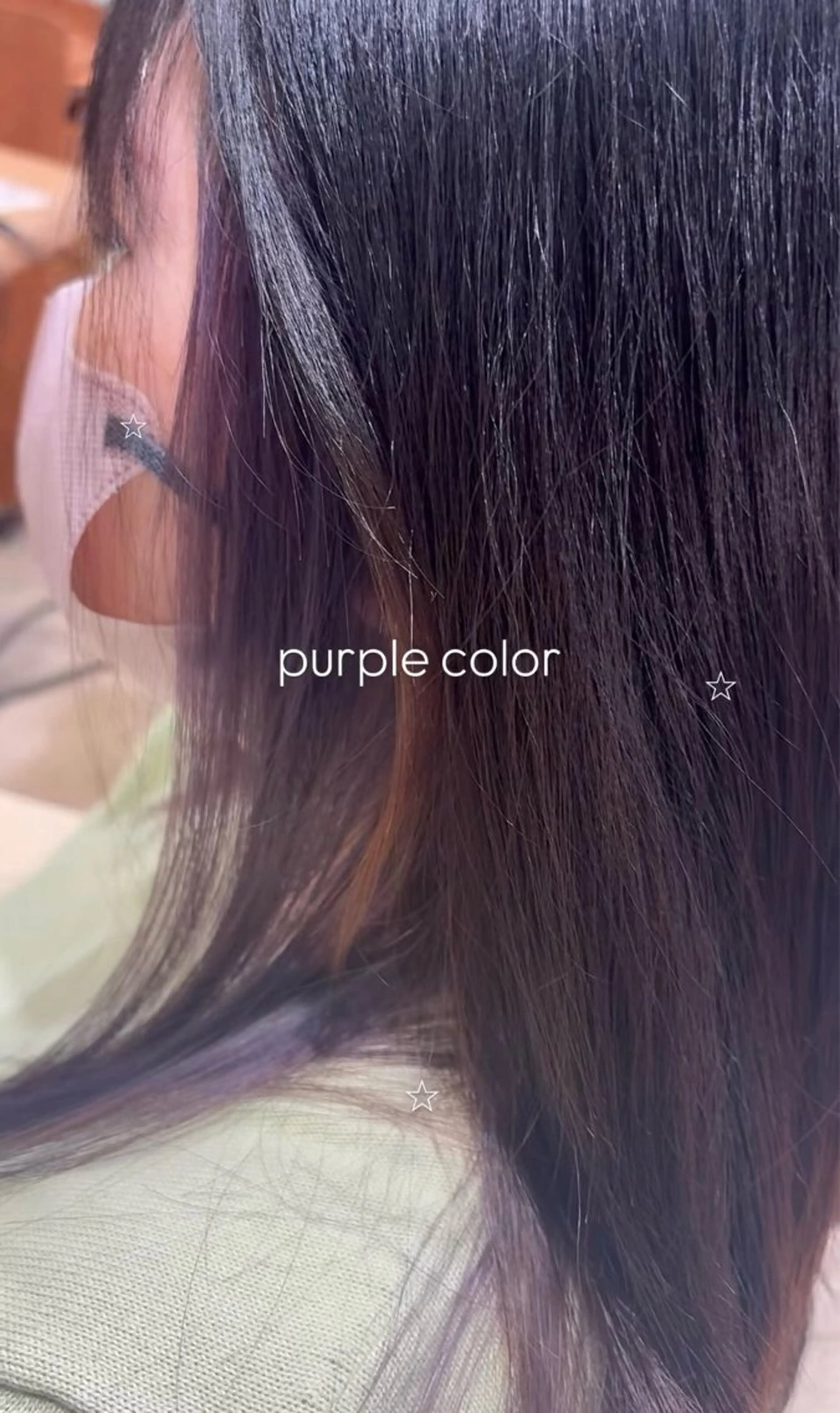 カラー ブリーチ インナーカラー 長谷川 七海のヘアスタイル
