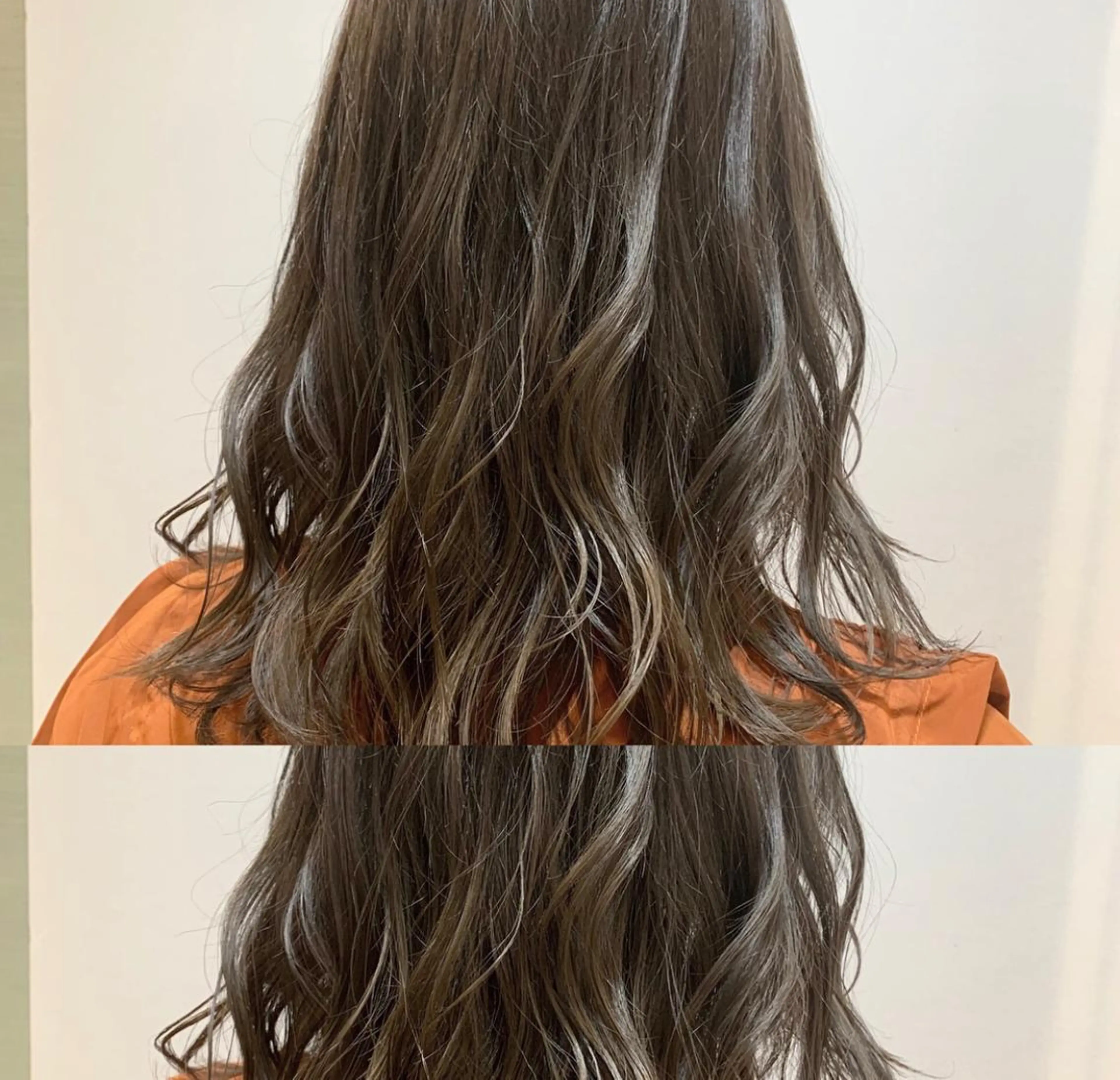 セミロング カラー box mico. mutsumiのヘアスタイル