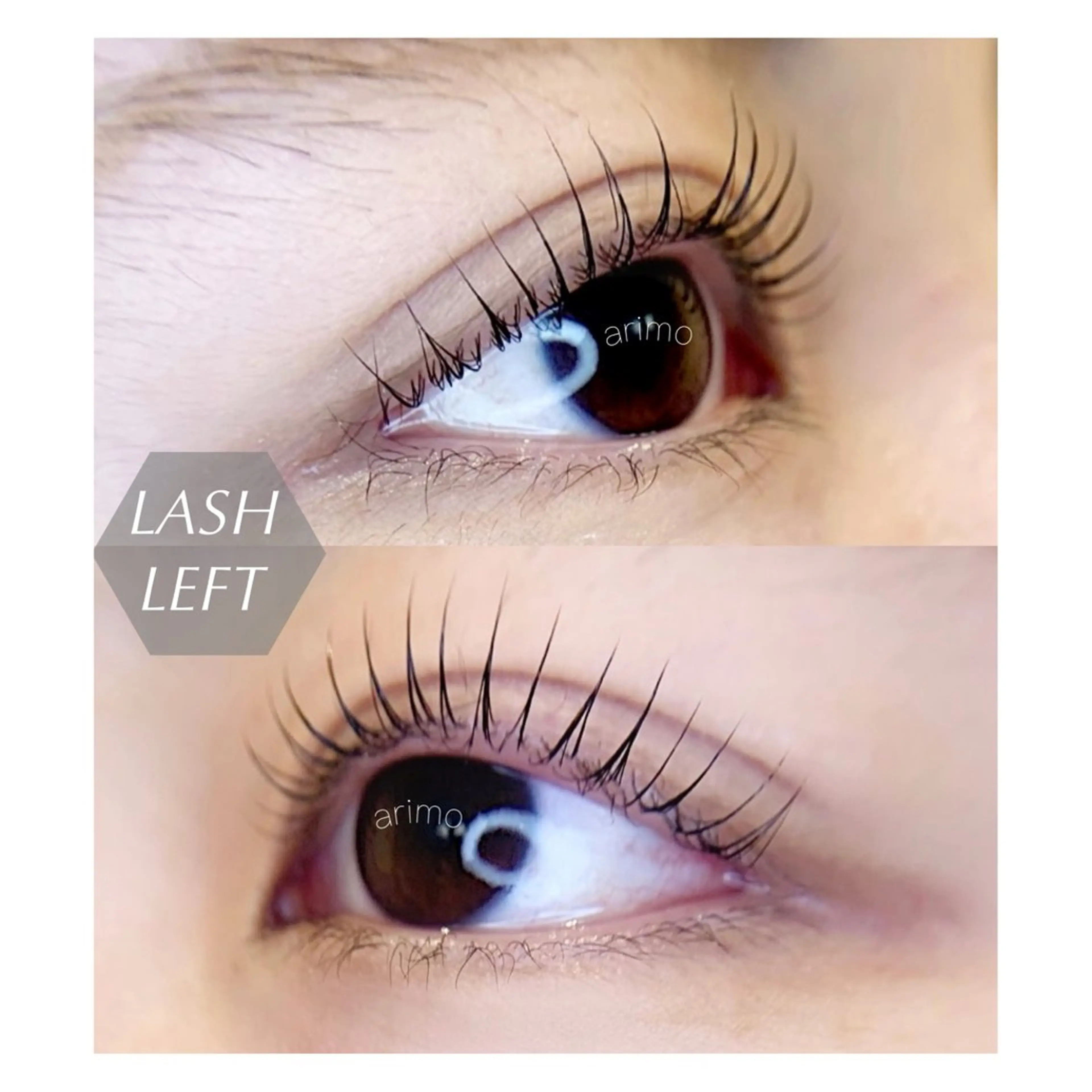 マツエク・マツパ 一重×まつ毛パーマ マツパ arimo hair&eyelash所属・arimo アイリスト右原のマツエク・マツパデザイン