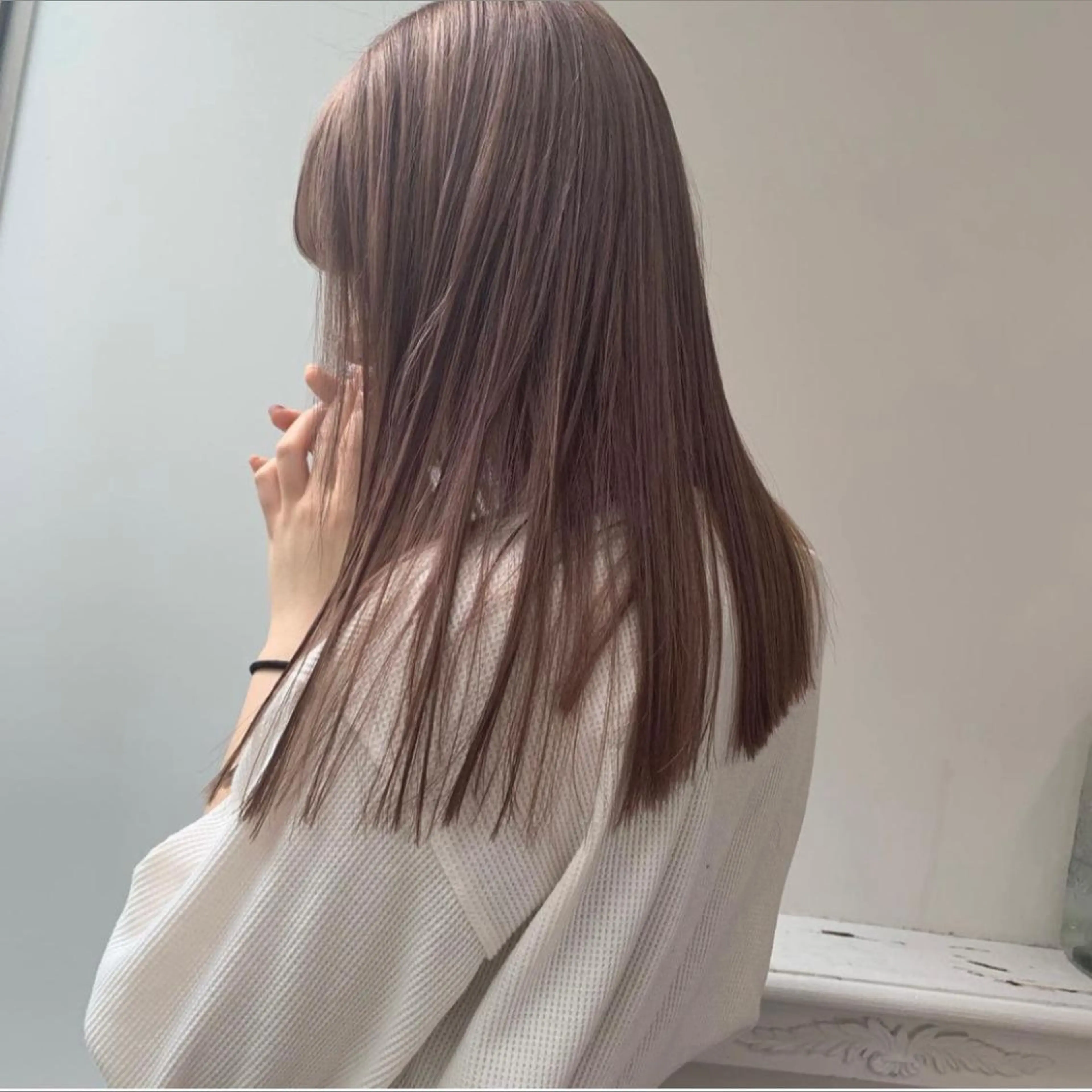 セミロング カラー kakeru レイヤーボブパーマのヘアスタイル