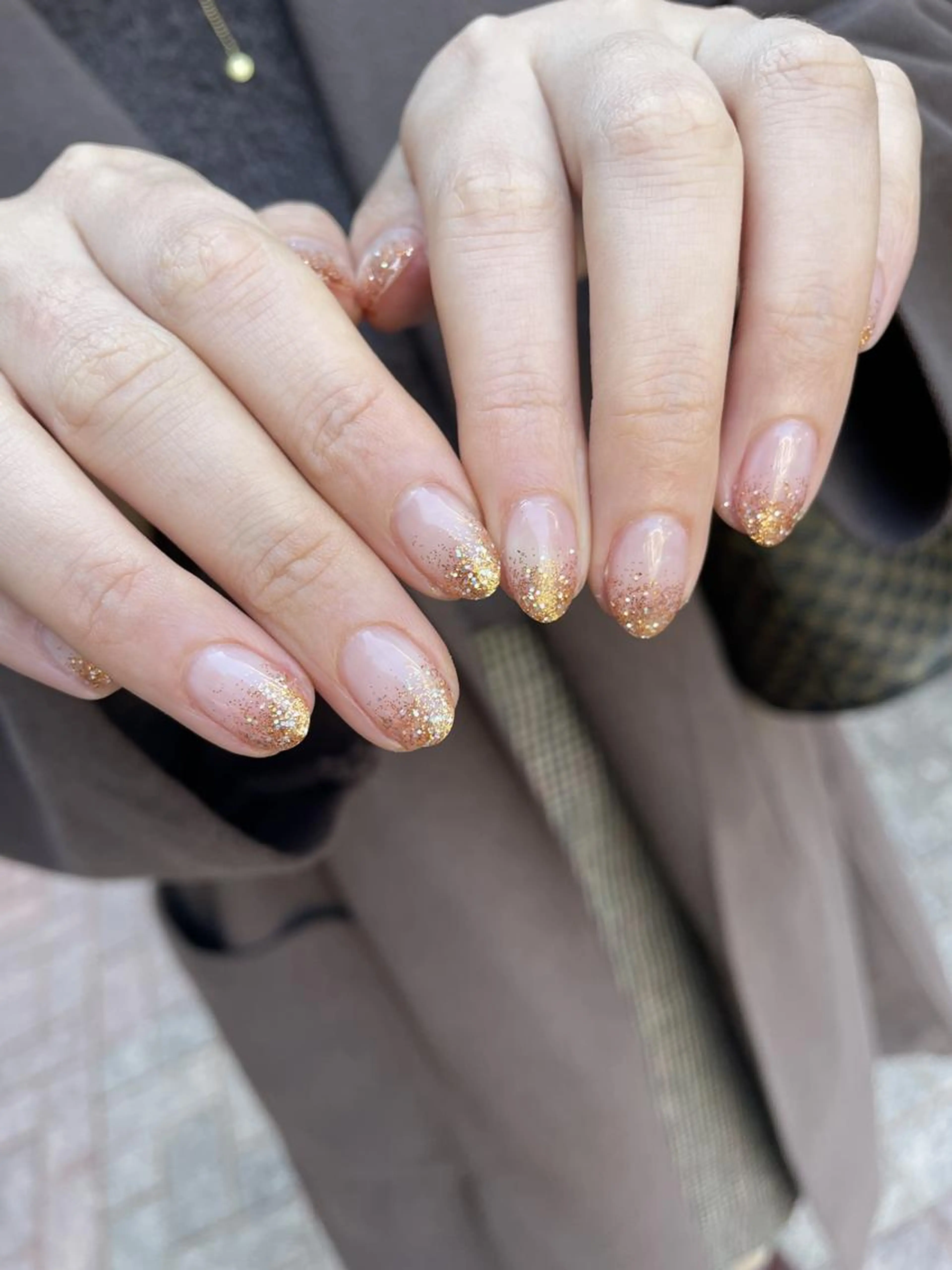 ラメグラデーション(オフあり)の写真