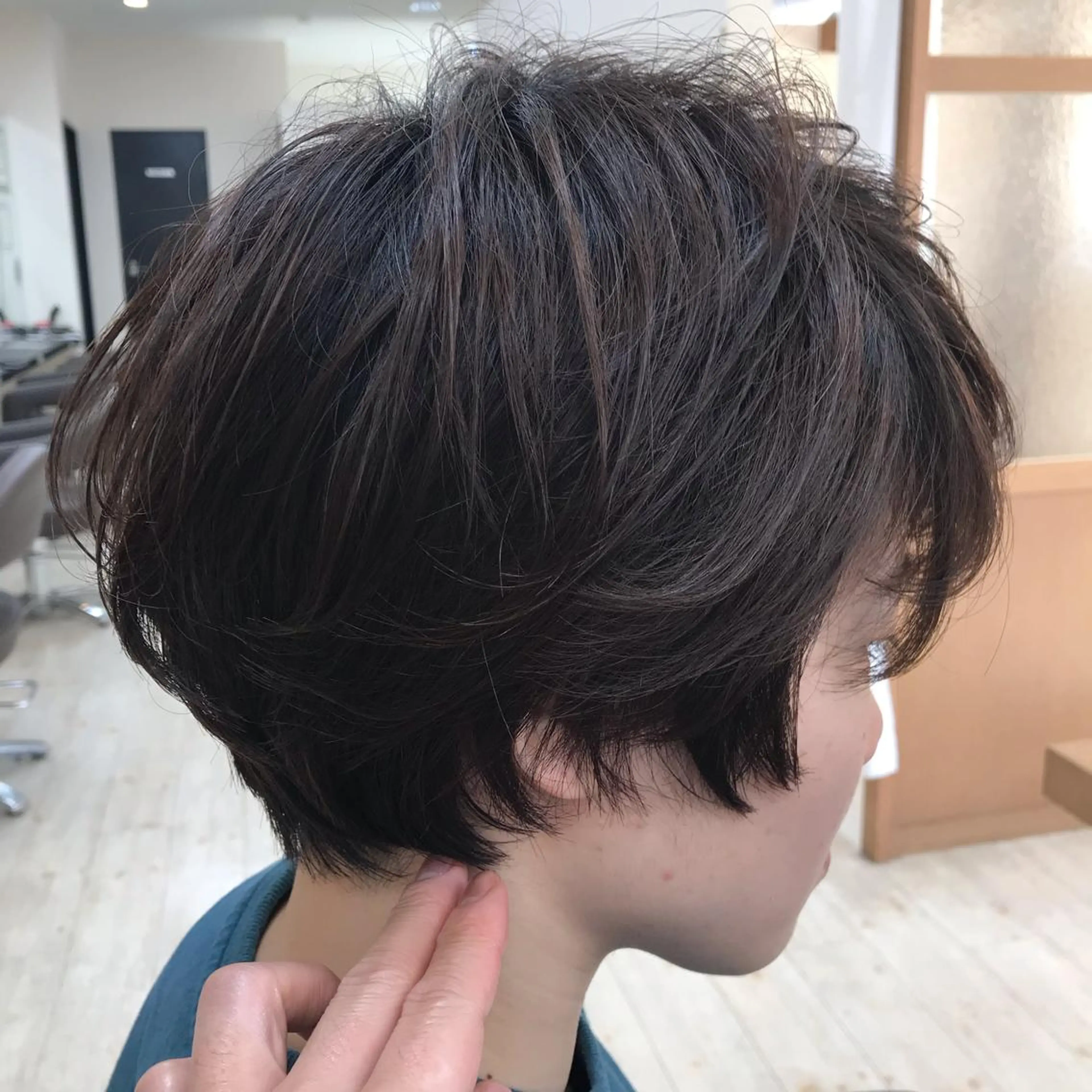 ショート カラー カット ヘアカラー トリートメント Lien 深井店のヘアスタイル