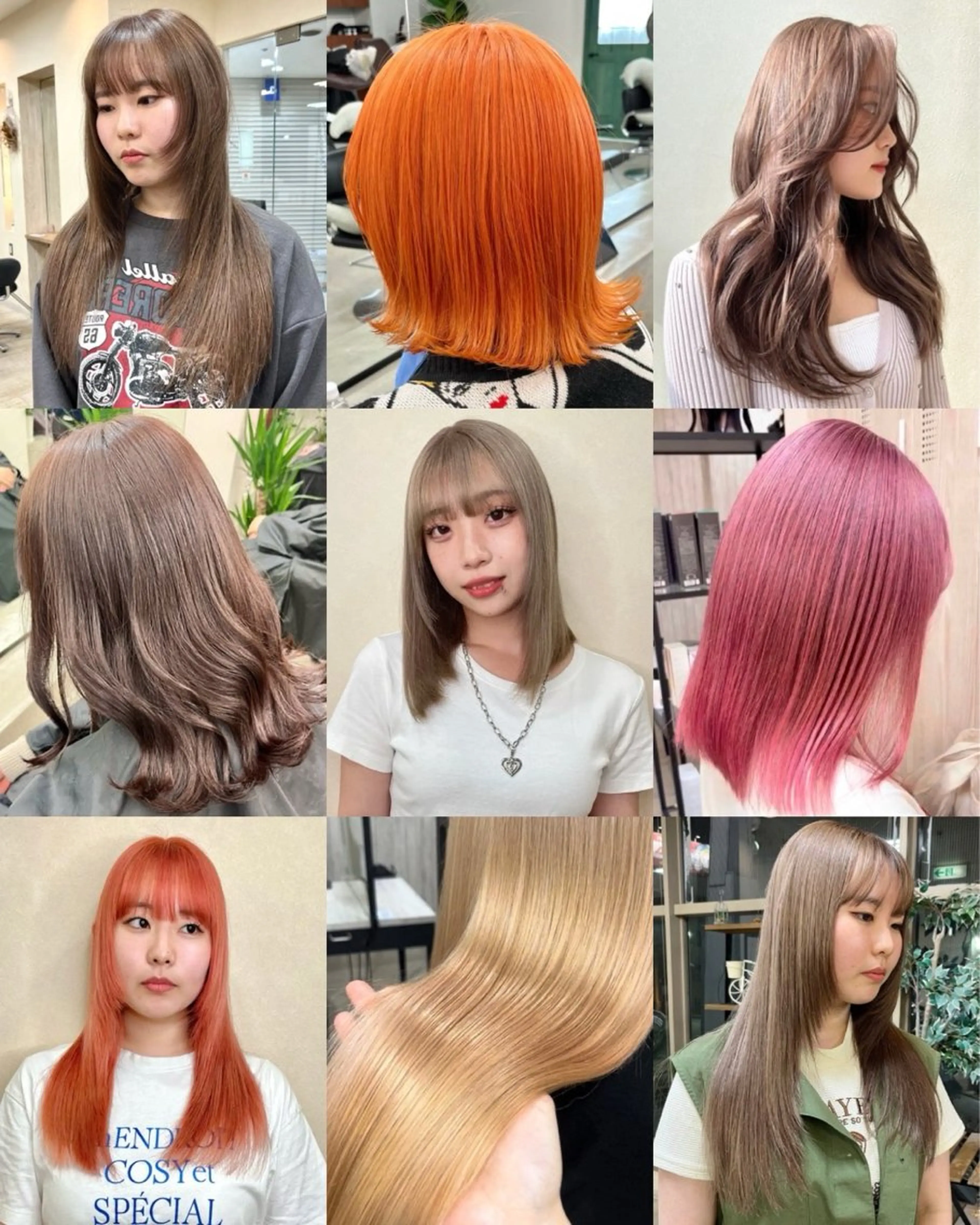 セミロング カラー アディクシーカラー ブリーチ ケアブリーチ デザインカラー ハイトーンカラー ツヤカラーを実現 /カンナのヘアスタイル