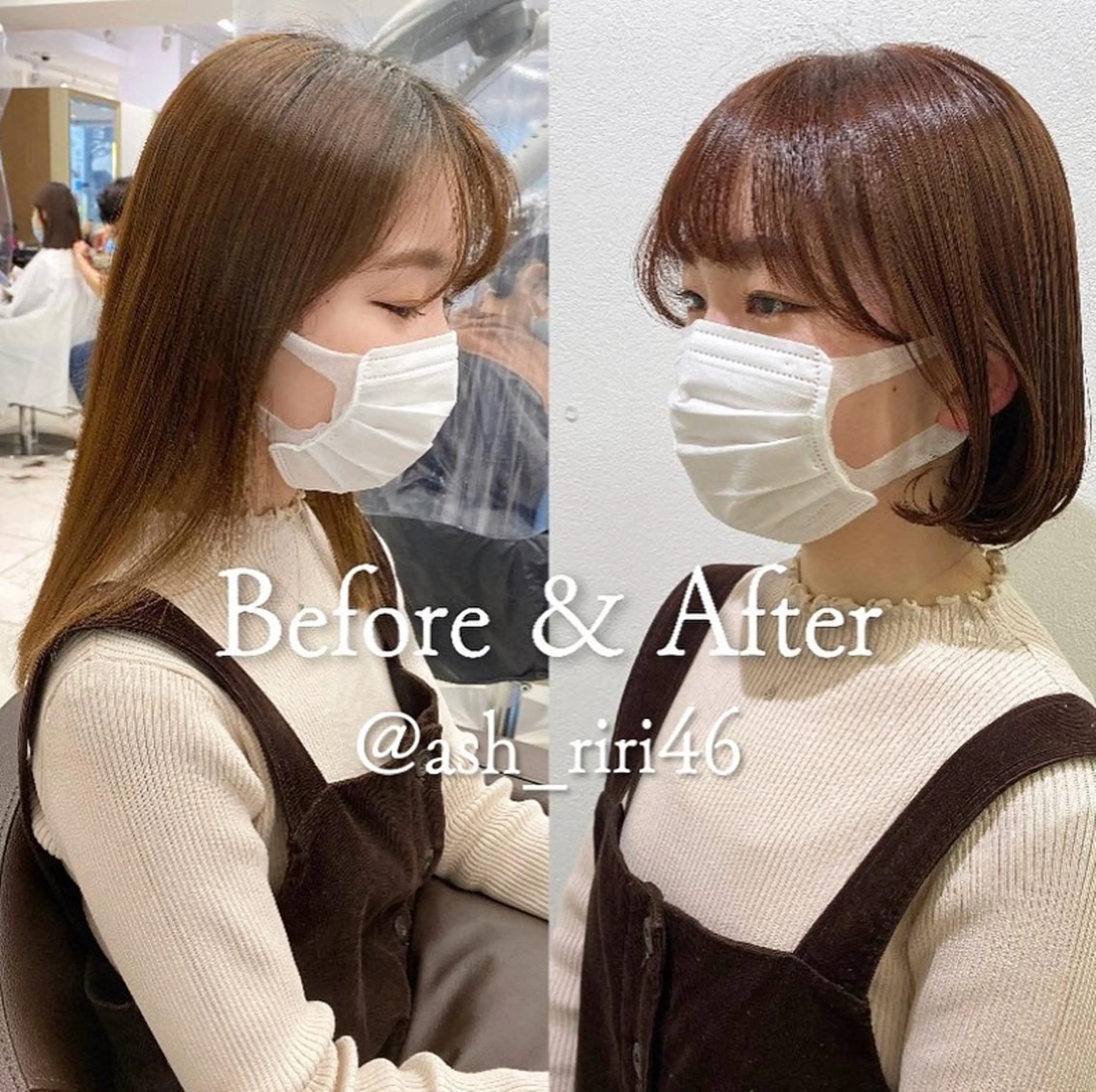 ショート ボブ 韓国風ヘア 西山梨々【12/1〜 産休を頂きます🎀】のヘアスタイル