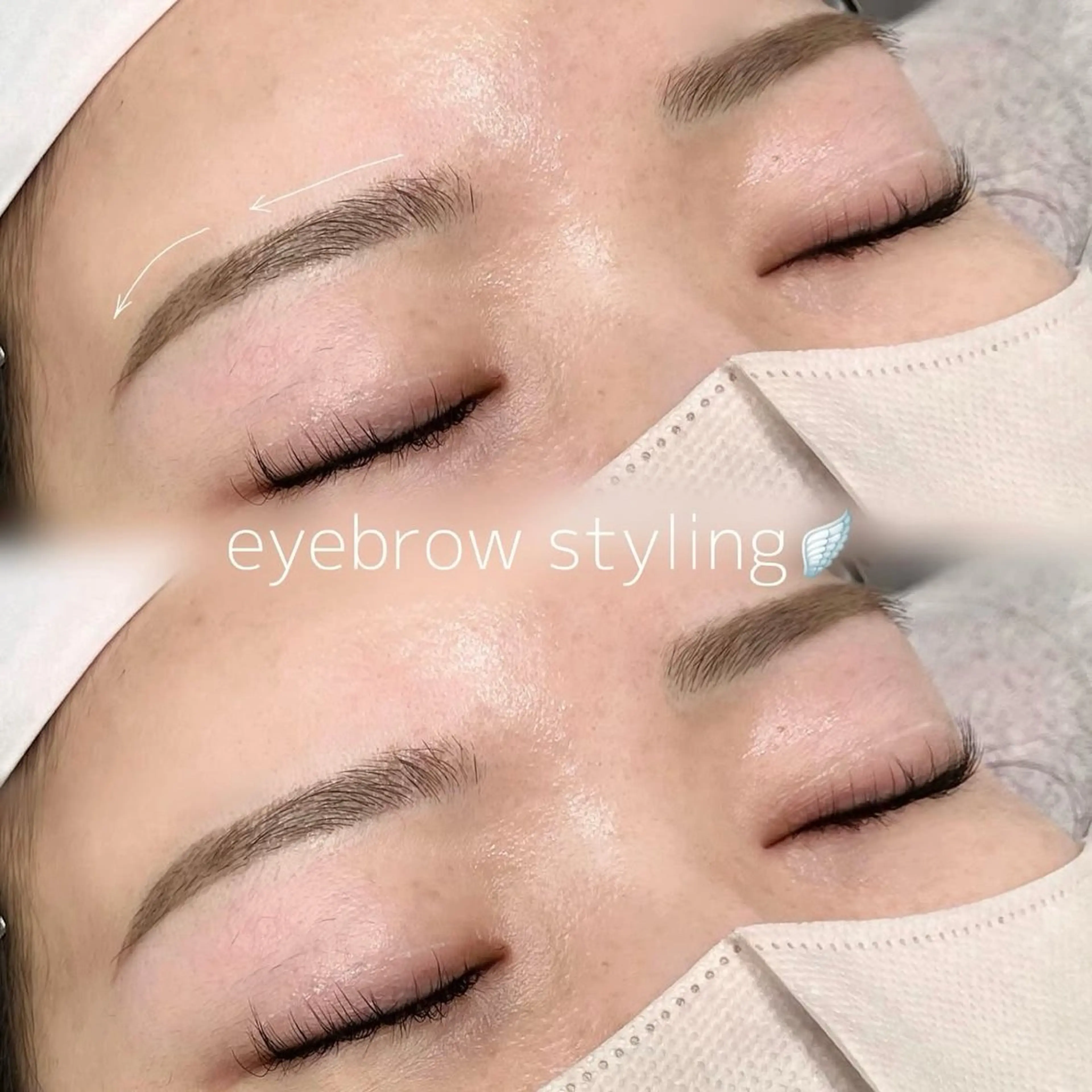 🩵美眉アイブロウワックス(wax+眉カット)🩵※メイクと間引きなしの写真