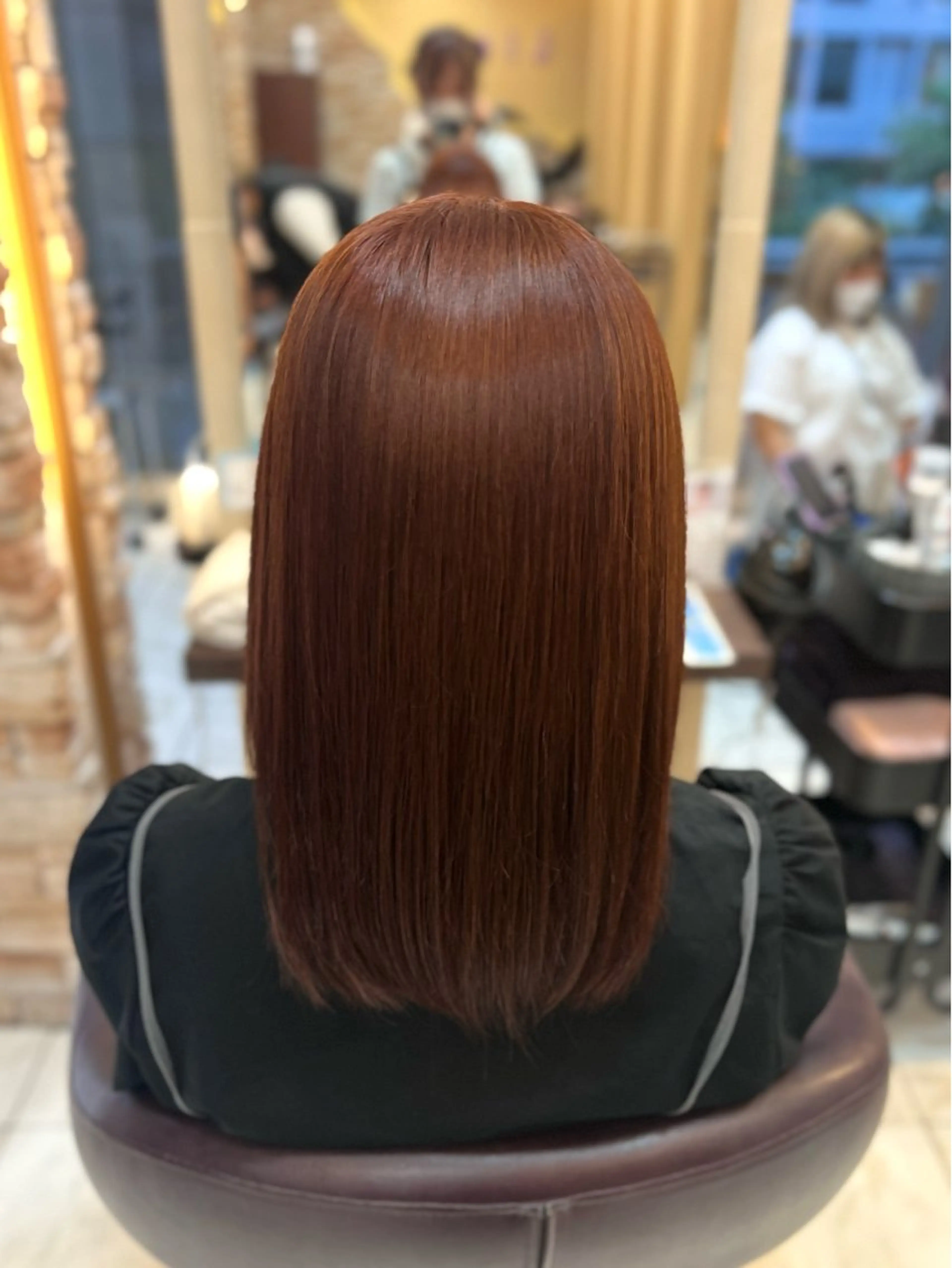 セミロング カラー ダブルカラー ピンクカラー トリートメント ヘッドスパ 🫧艶カラー 🫧Rione.のヘアスタイル
