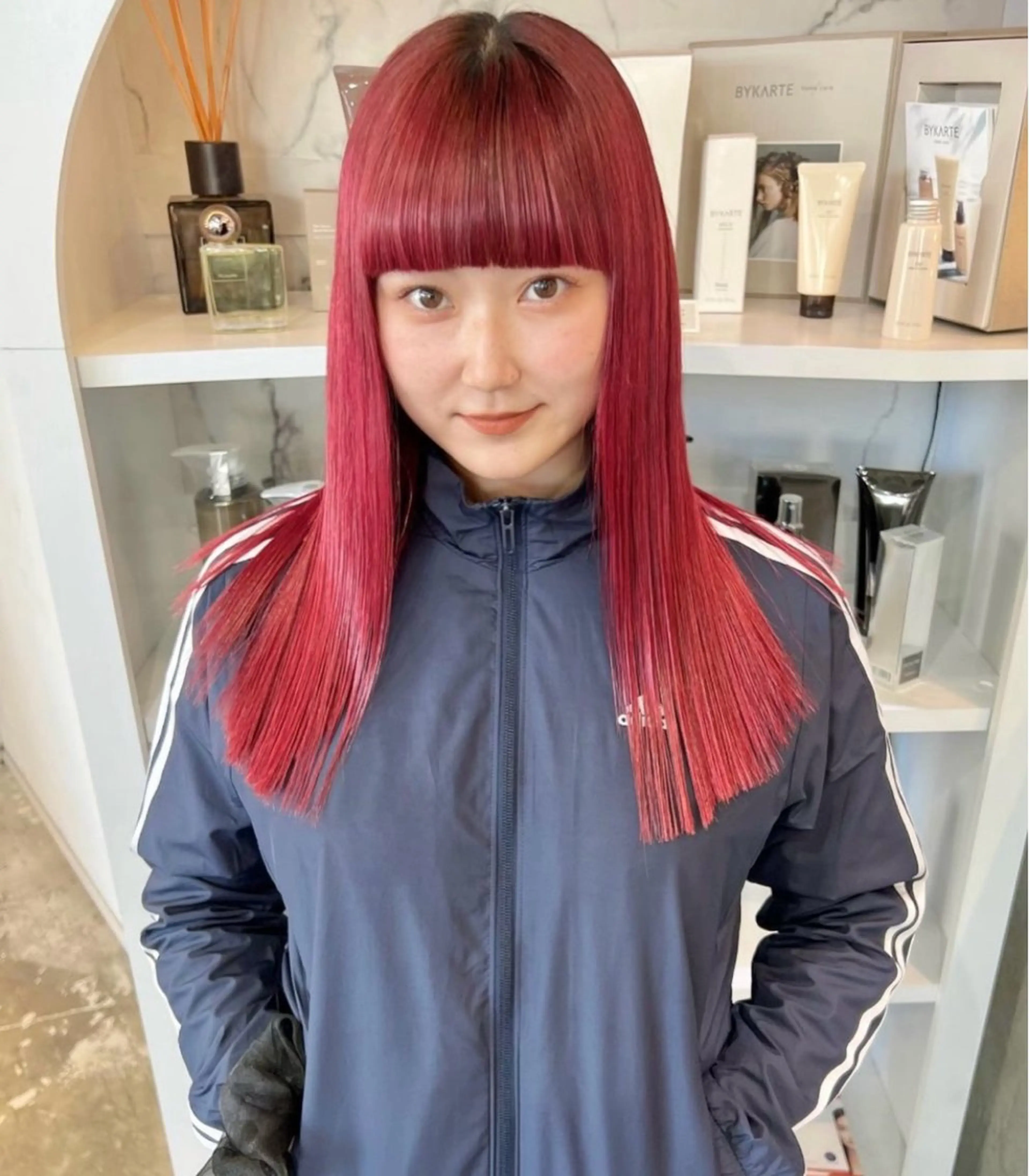 ロング カラー ヘアカラー ブリーチ୨୧大阪梅田 タカシマリナ♡のヘアスタイル