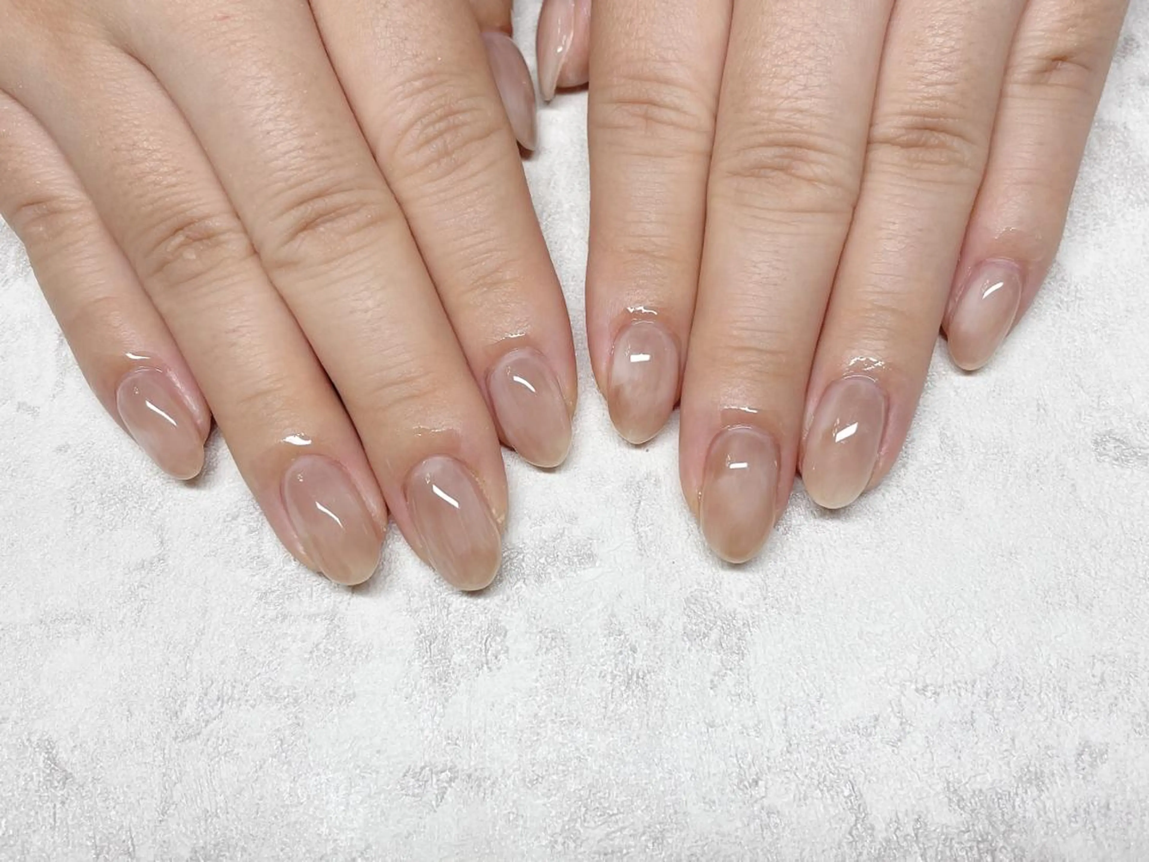 ネイル 大理石ネイル(マーブル) ハンドネイル Puty Nailのネイルデザイン