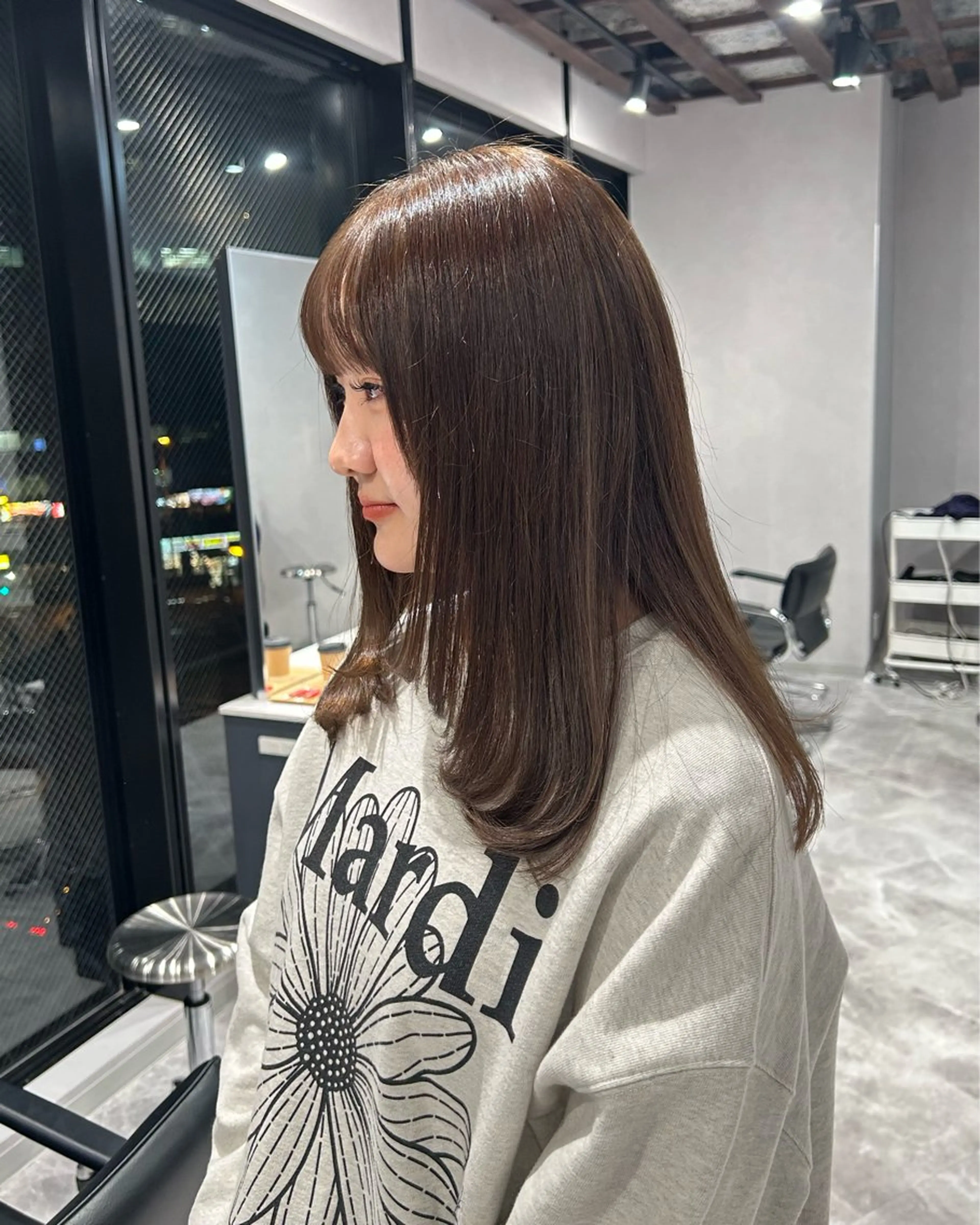 セミロング レイヤーカット 寺川留以 /カットモデル募集中のヘアスタイル