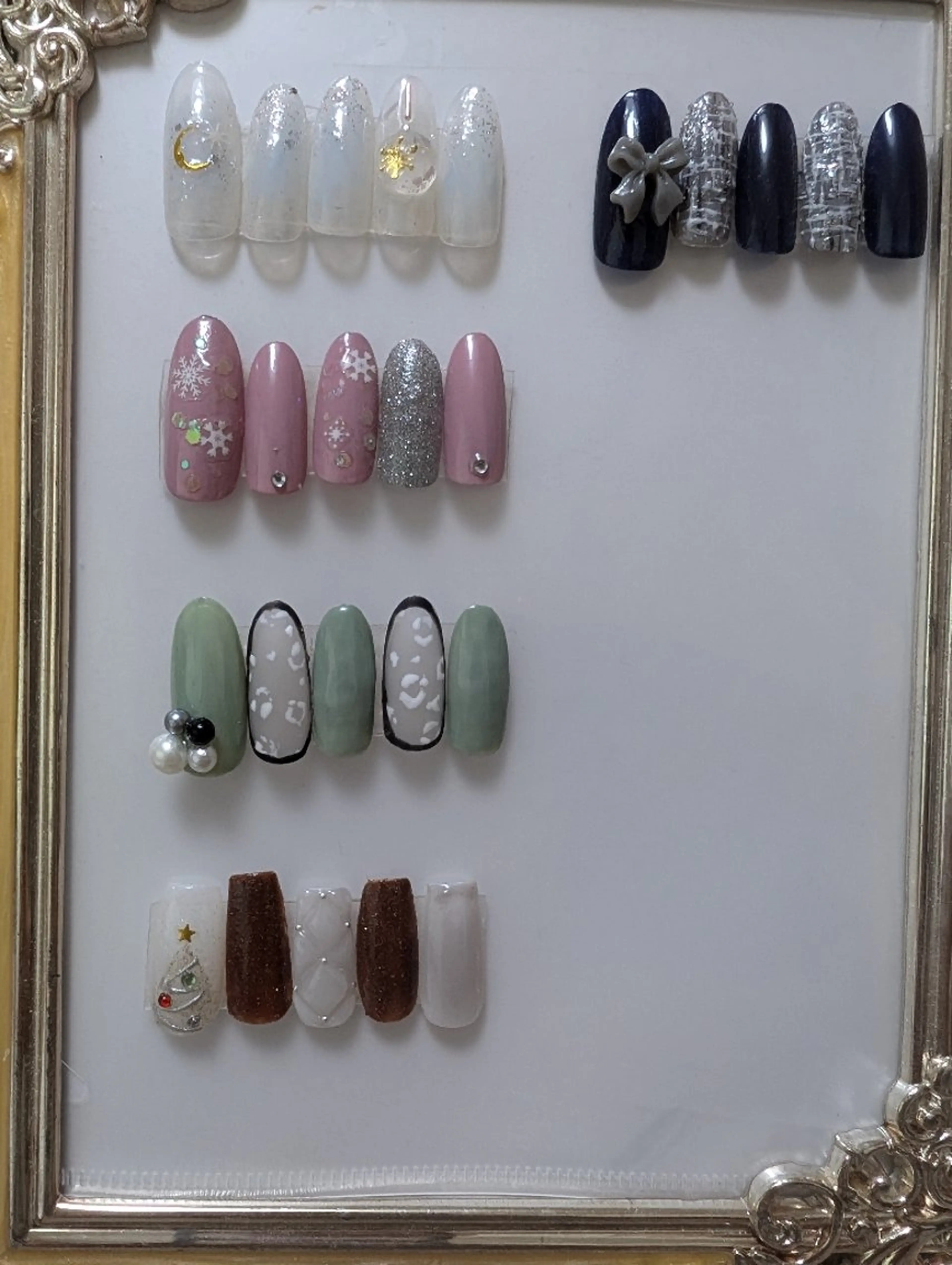 ネイル 冬ネイル クリスマス NailSalon Ne-Neのネイルデザイン
