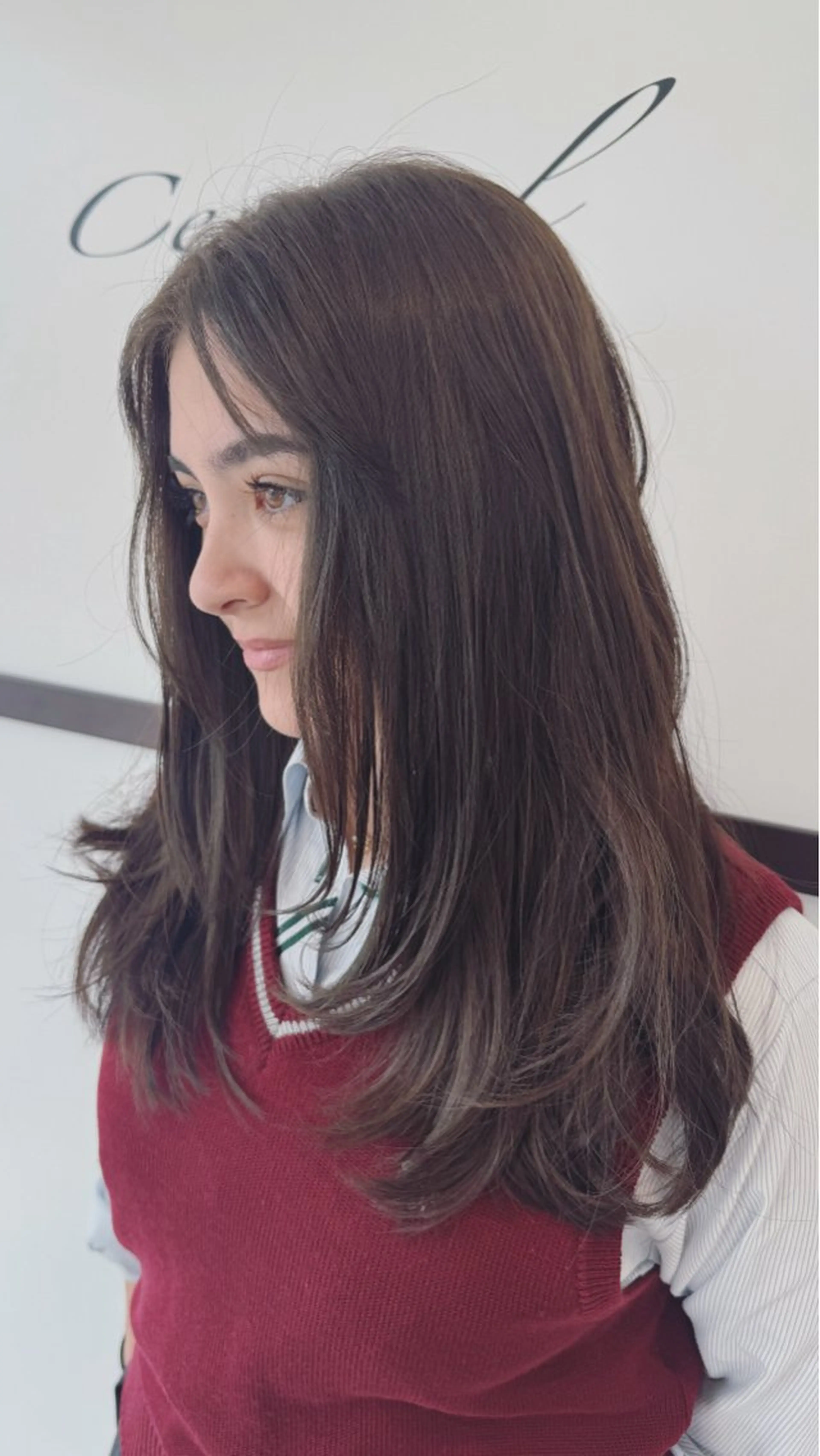 【✨ブリーチなしで垢抜け✨】柔らか透明感ダブルカラー🌿＋Aujuaトリートメント💎の写真