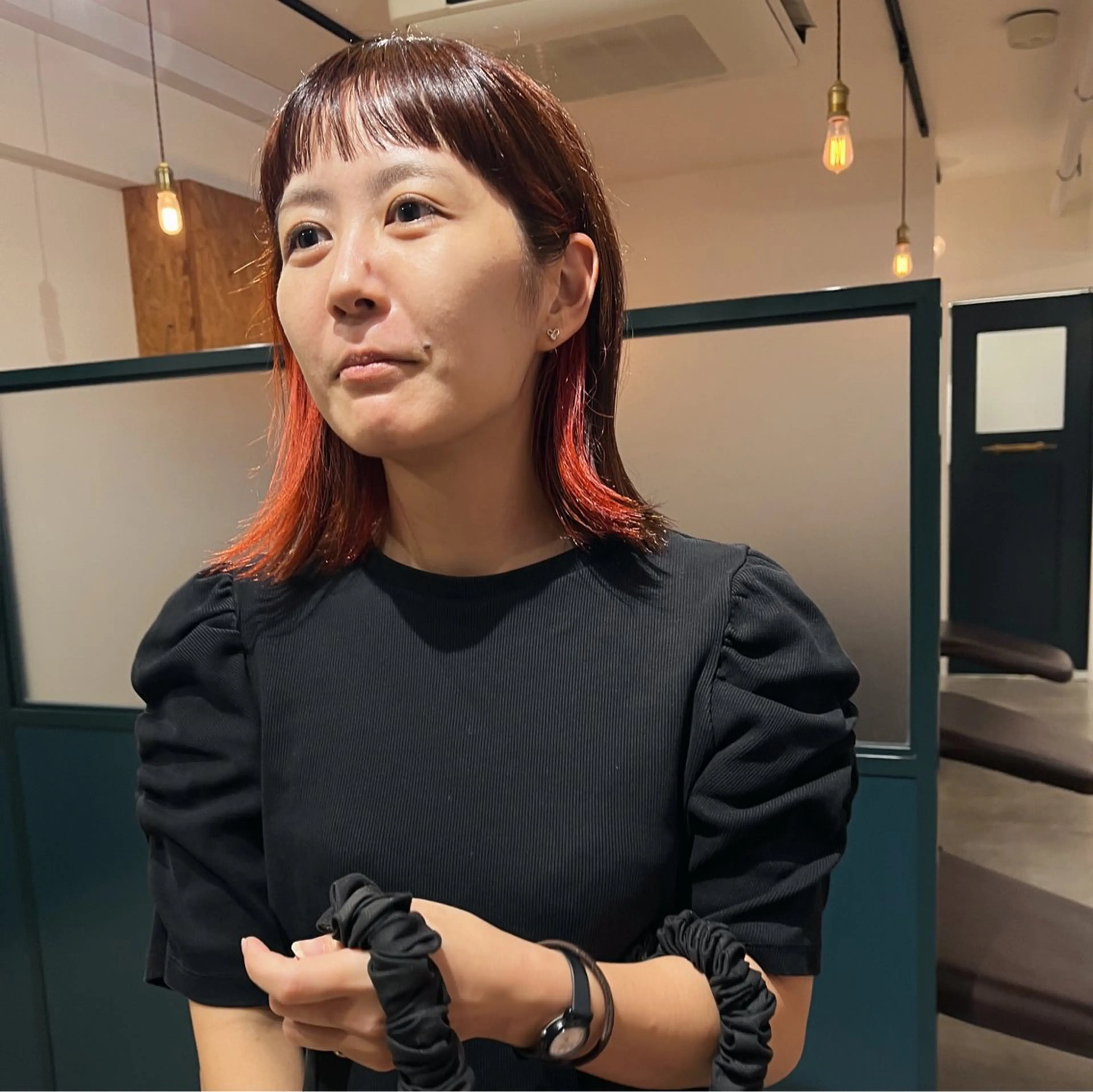 カラー ヘアカラー 暖色/パーマ 🌼クニトウメイのヘアスタイル