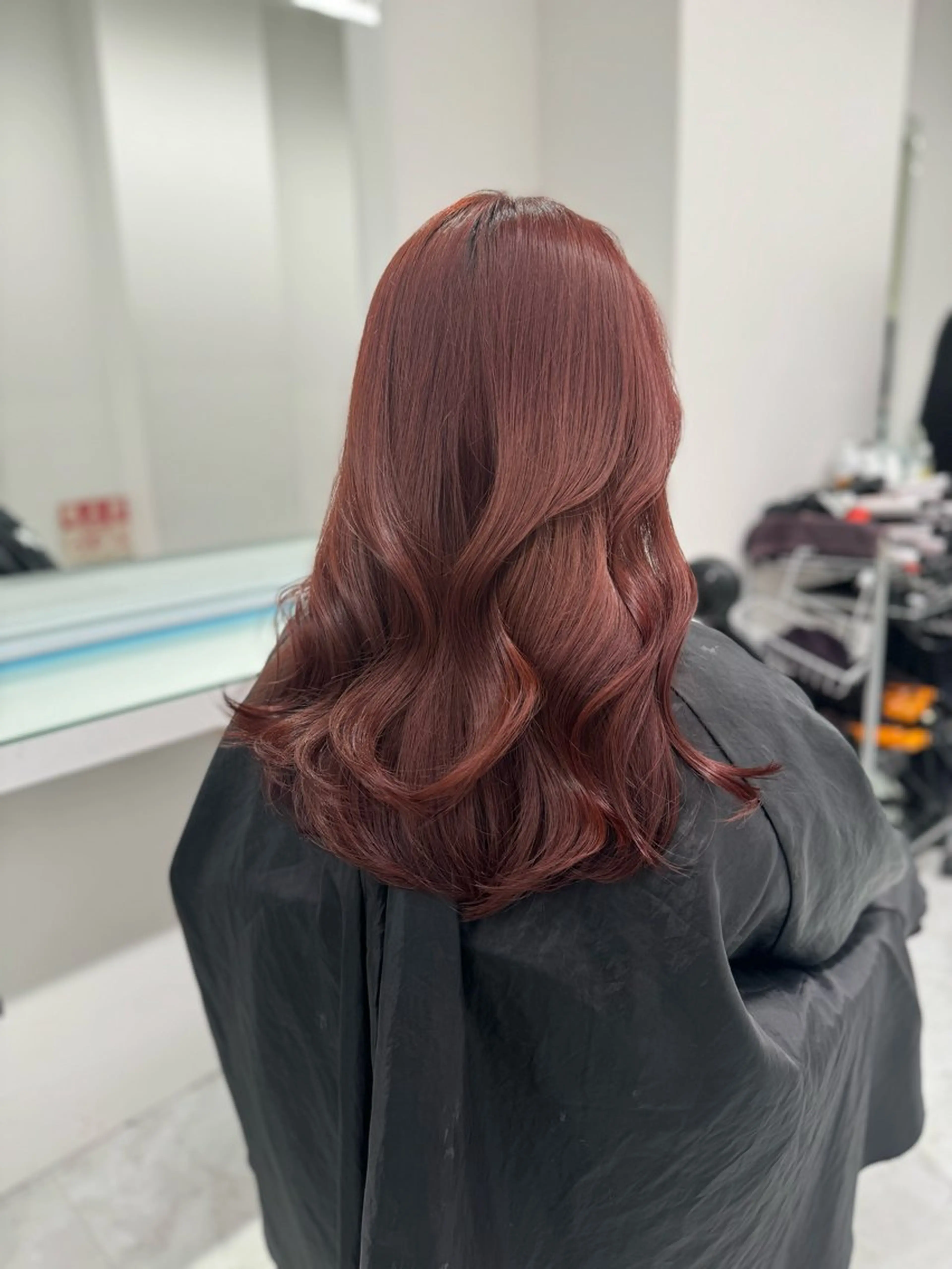 ロング カット ヘアカラー お洒落暖色 🍒AOI🍒のヘアスタイル