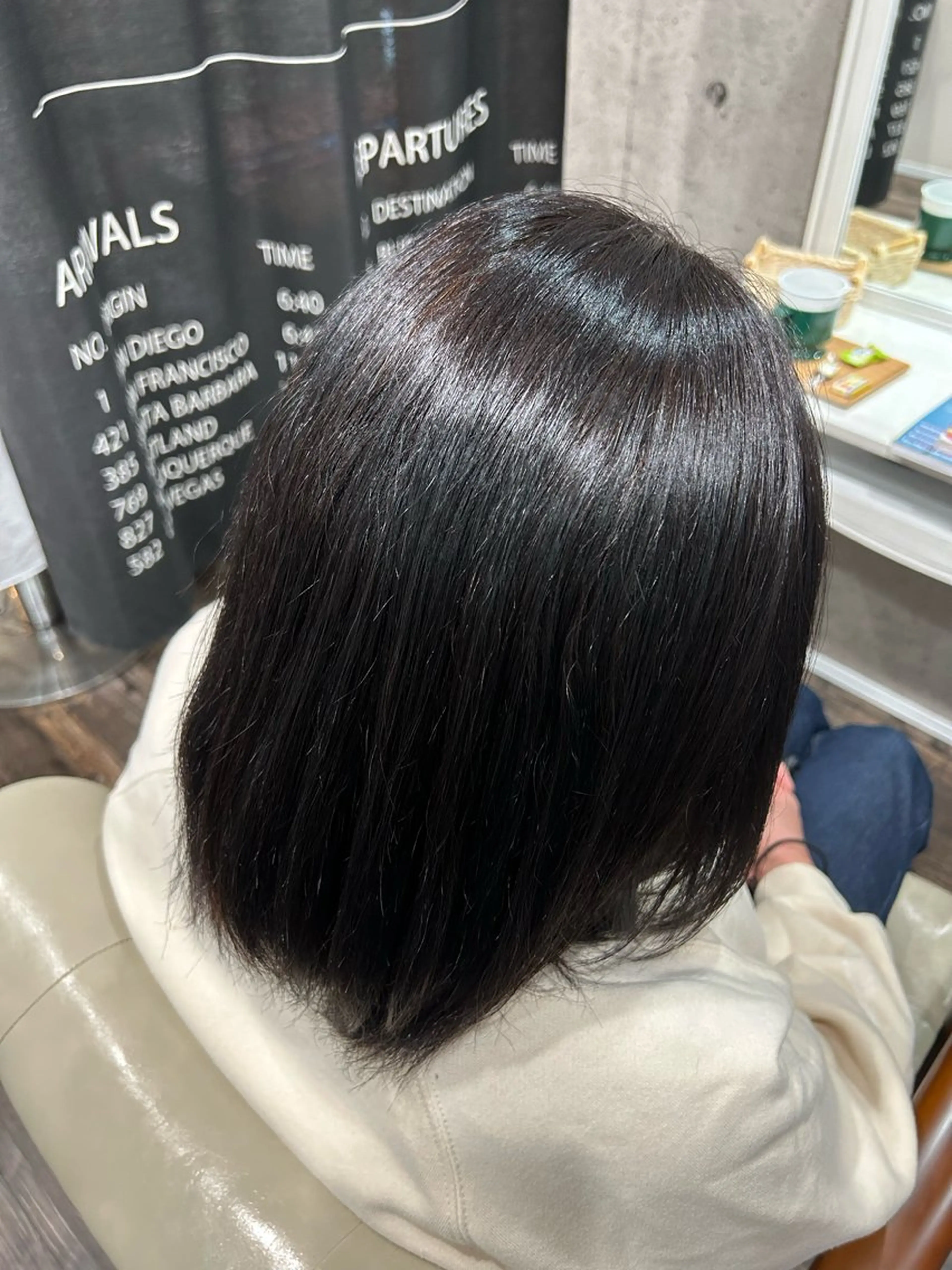 カラー アッシュ 今野 詩音のヘアスタイル