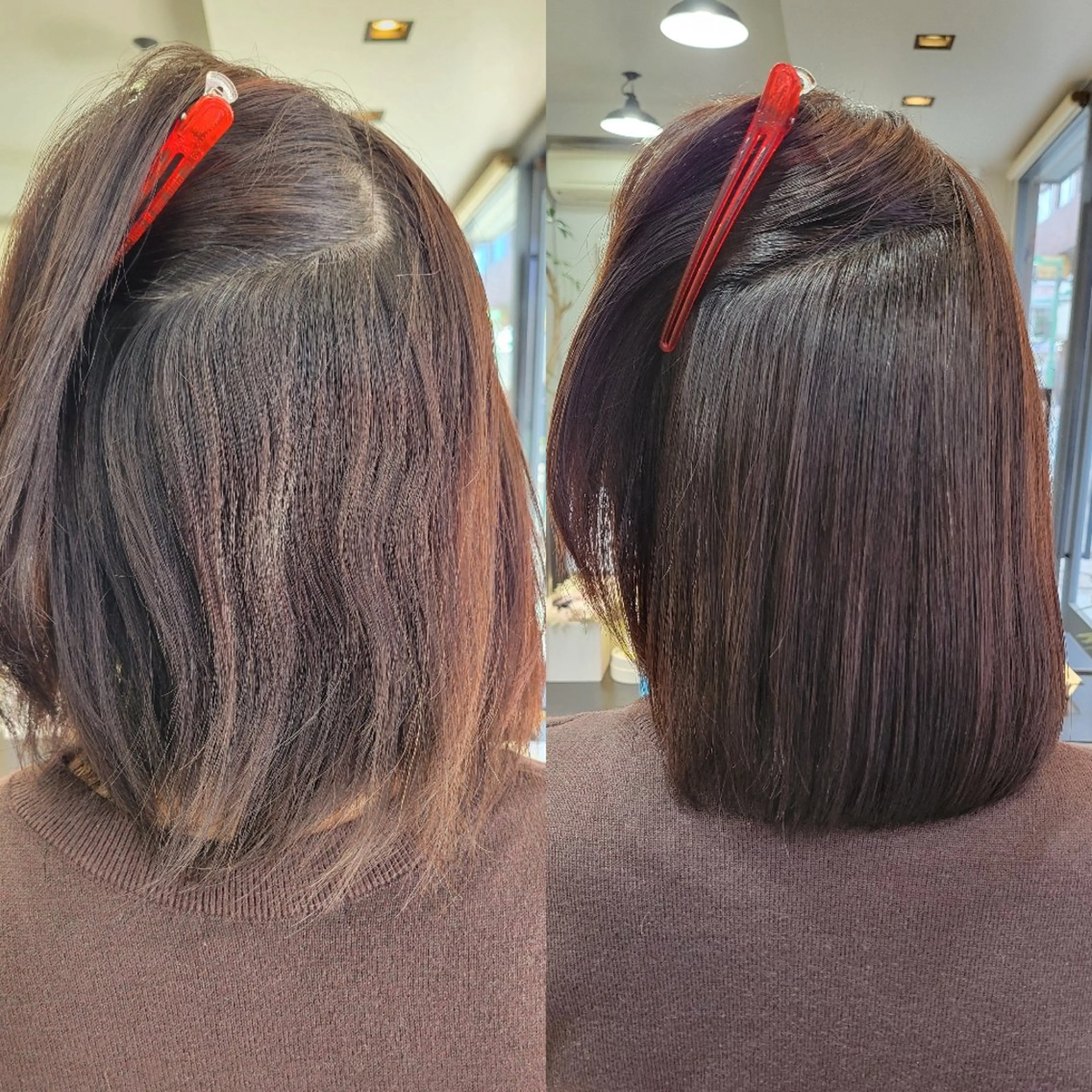ミディアム 縮毛矯正 縮毛矯正 Beauty Salon Link所属・野村 果音(カノン)のヘアスタイル